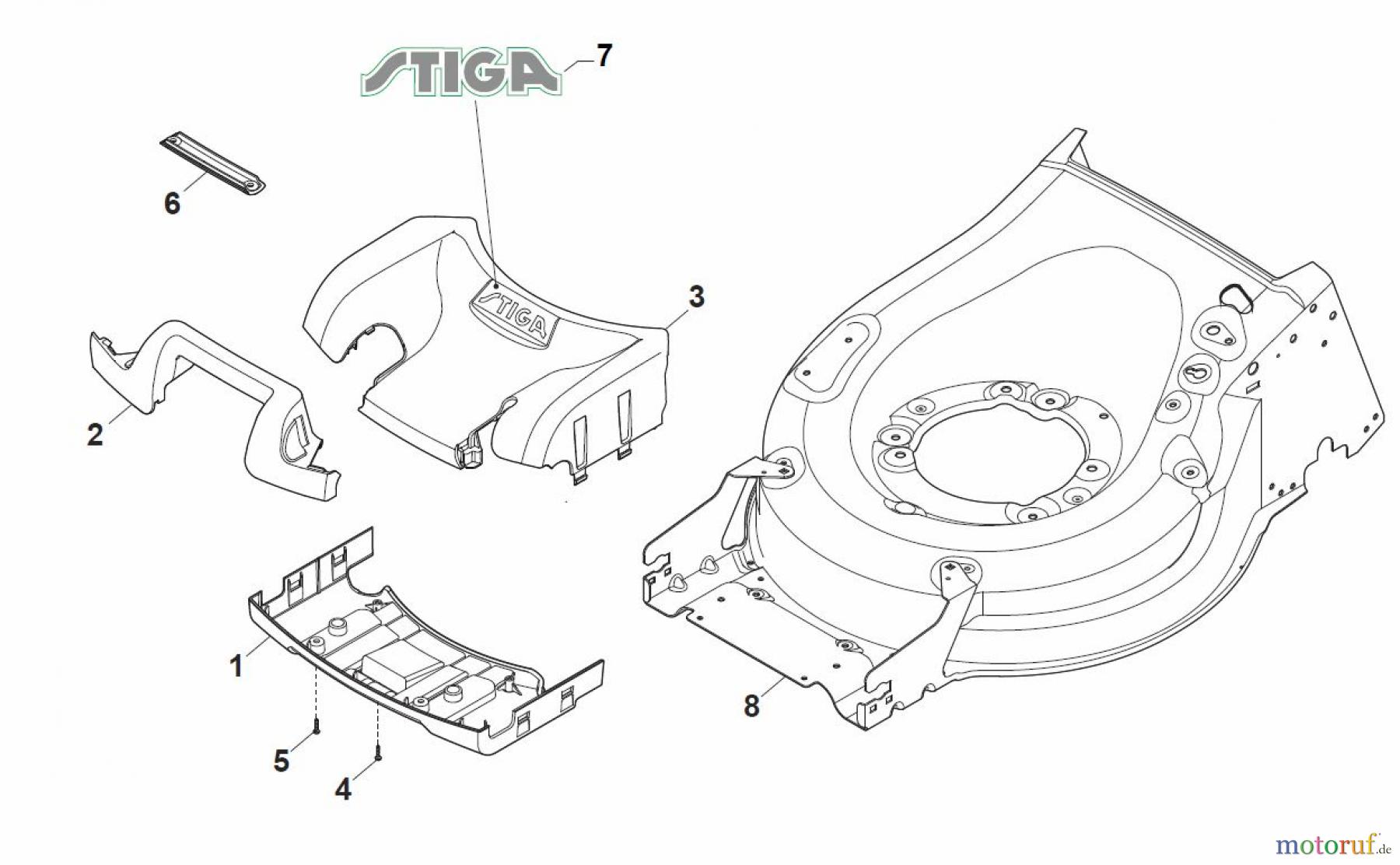 Global Garden Products GGP Rasenmäher Baujahr 2017 Benzin Mit Antrieb 2017 MP2 504 SE Mask