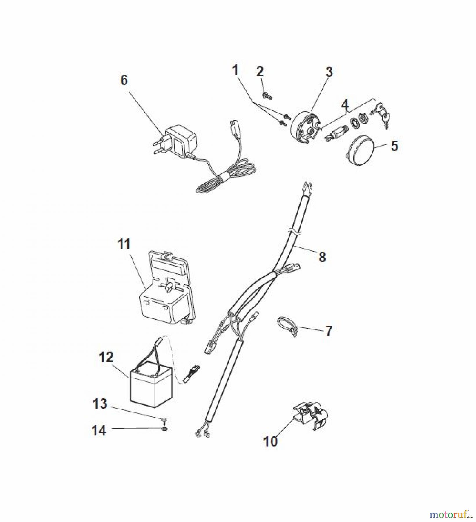  Global Garden Products GGP Rasenmäher Baujahr 2017 Benzin Mit Antrieb 2017 MP2 504 SE Controls