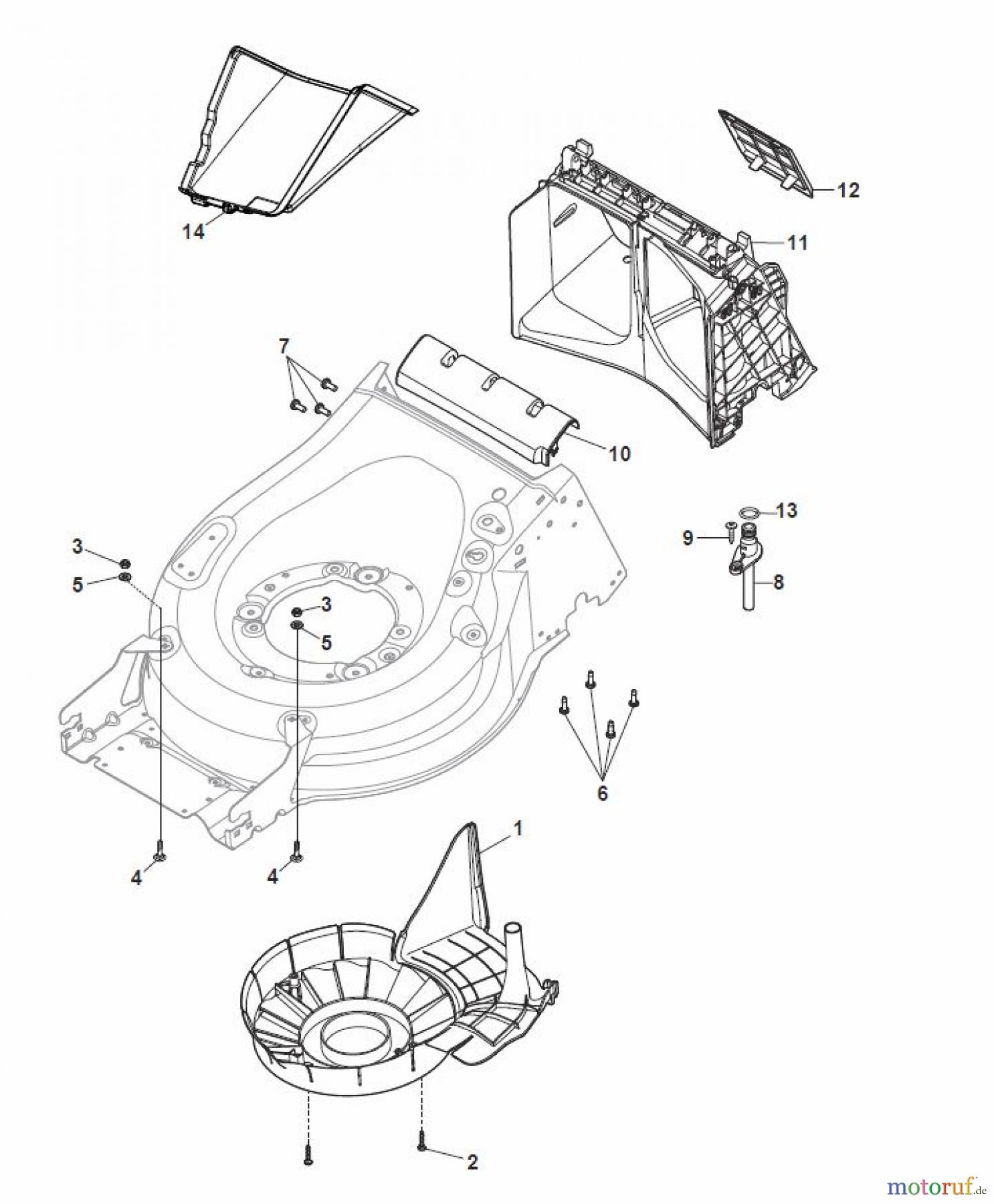  Global Garden Products GGP Rasenmäher Baujahr 2017 Benzin Mit Antrieb 2017 MP2 504 SE-R (Roller) Protection, Belt