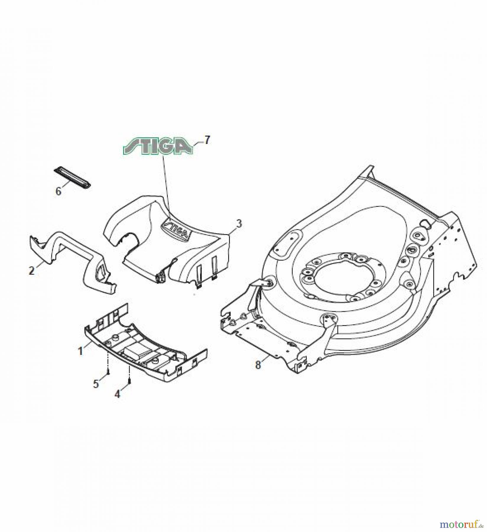Global Garden Products GGP Rasenmäher Baujahr 2017 Benzin Mit Antrieb 2017 MP2 504 SQ Mask