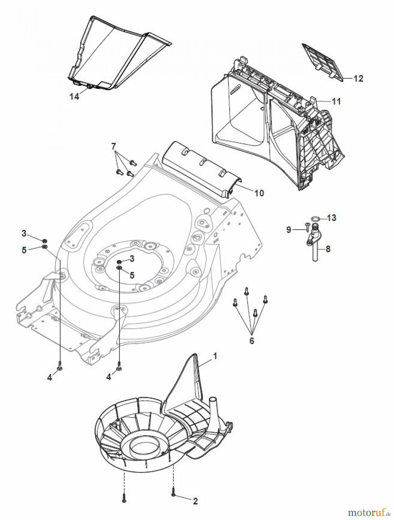 Global Garden Products GGP Rasenmäher Baujahr 2017 Benzin Mit Antrieb 2017 MP2 504 S-R (Roller) Protection, Belt