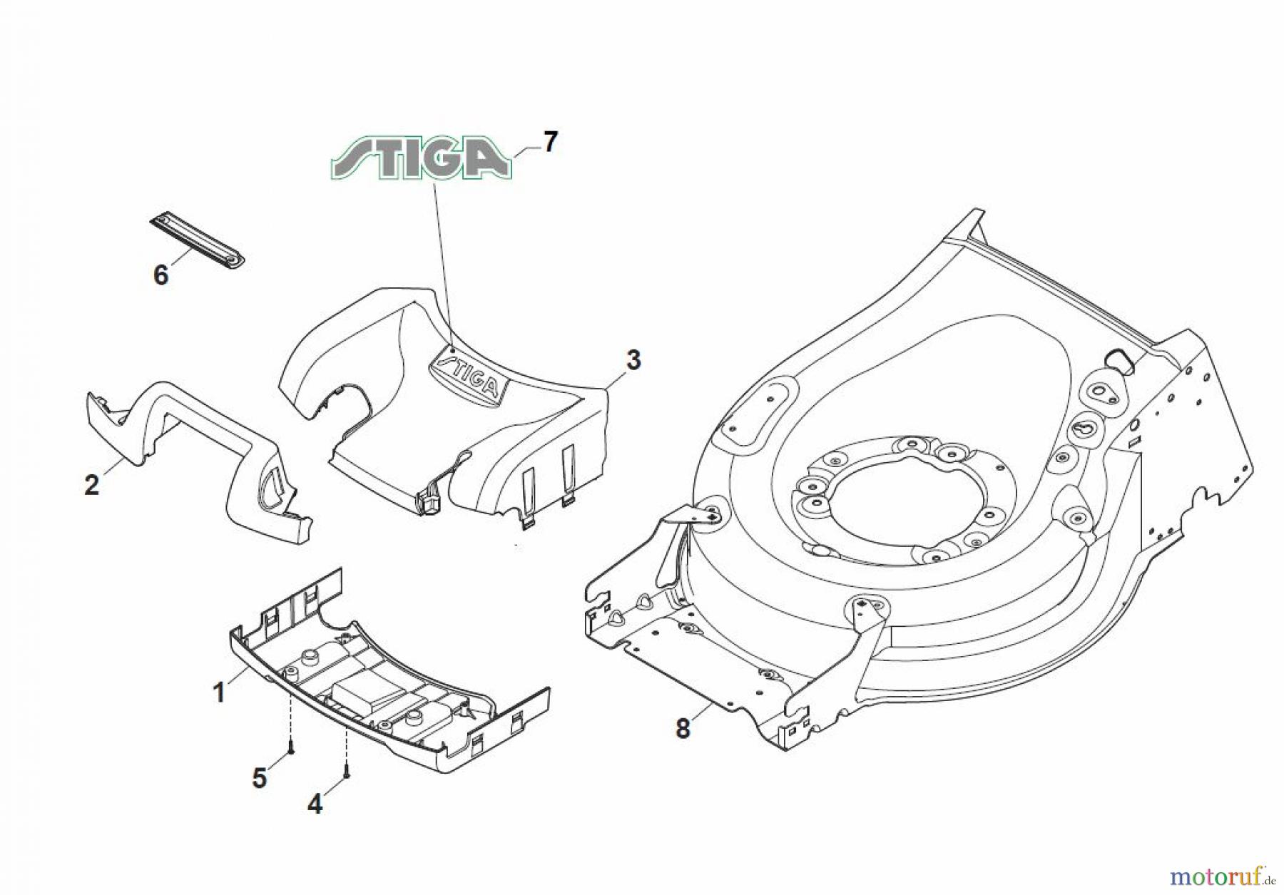 Global Garden Products GGP Rasenmäher Baujahr 2017 Benzin Mit Antrieb 2017 MP2 504 SV Mask