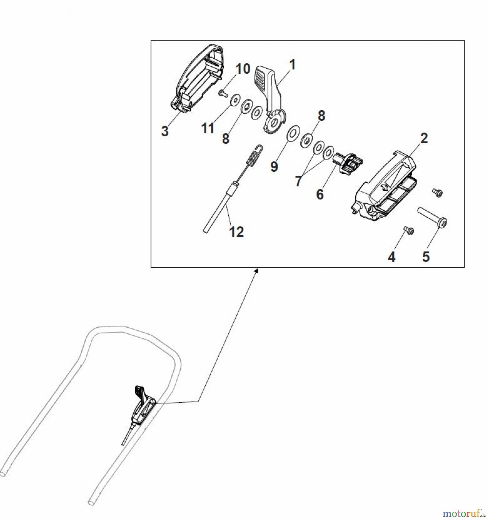 Global Garden Products GGP Rasenmäher Baujahr 2017 Benzin Mit Antrieb 2017 MP2 504 SV Speed Variator Command