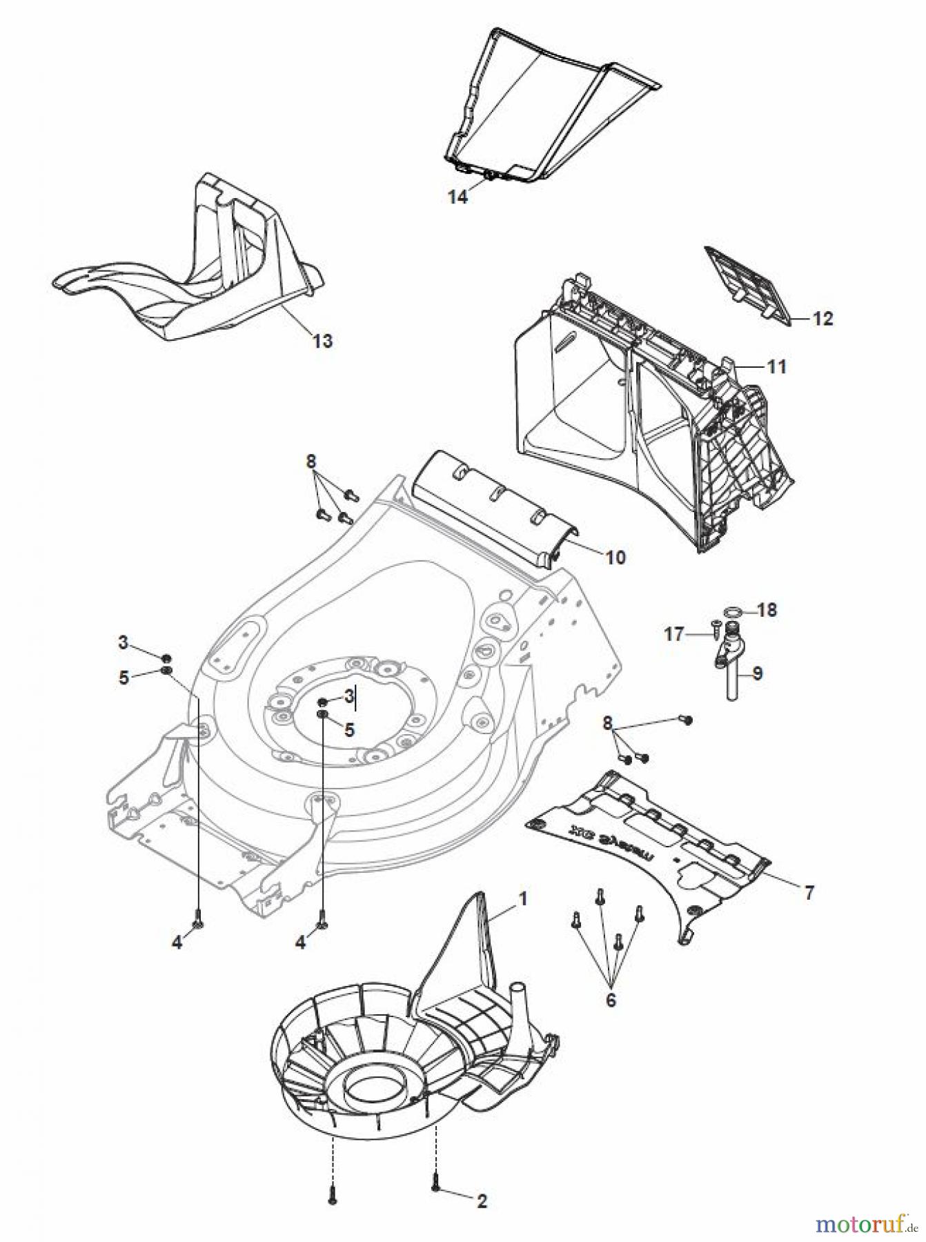  Global Garden Products GGP Rasenmäher Baujahr 2017 Benzin Mit Antrieb 2017 MP2 504 SV Protection, Belt