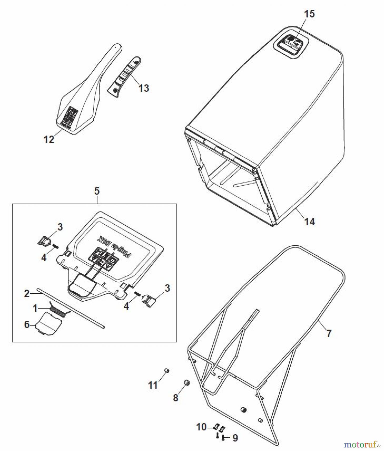  Global Garden Products GGP Rasenmäher Baujahr 2017 Benzin Mit Antrieb 2017 MP2 504 SVE Grass-Catcher