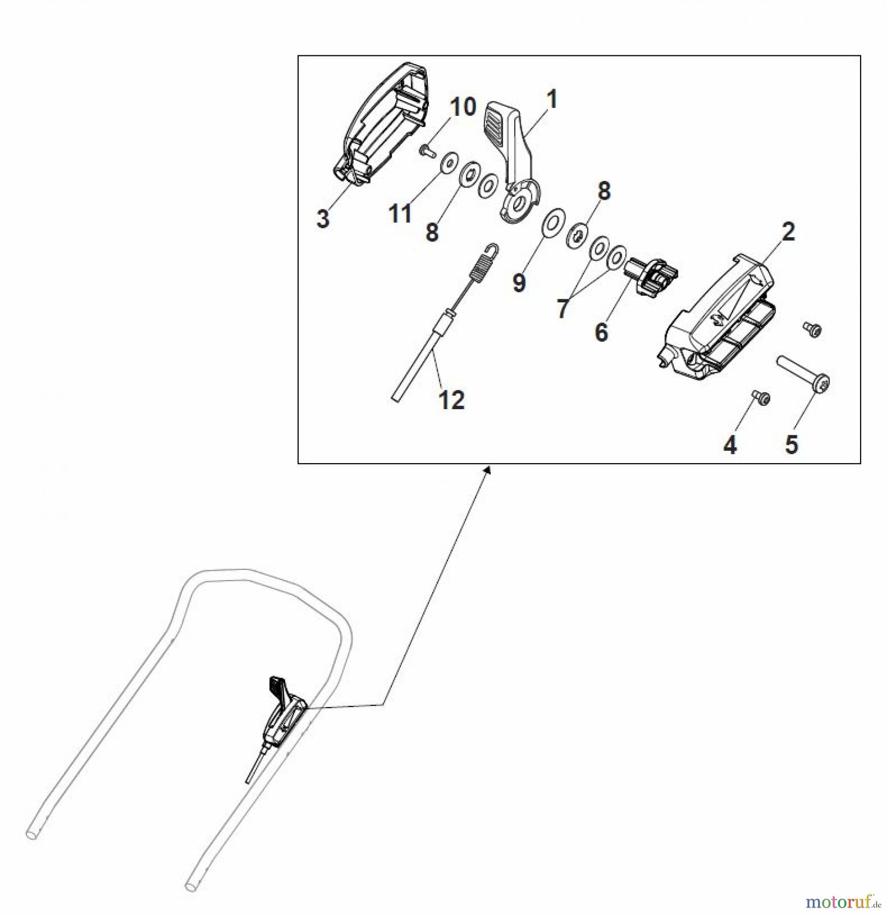 Global Garden Products GGP Rasenmäher Baujahr 2017 Benzin Mit Antrieb 2017 MP2 504 SVE-R (Roller) Speed Variator Command