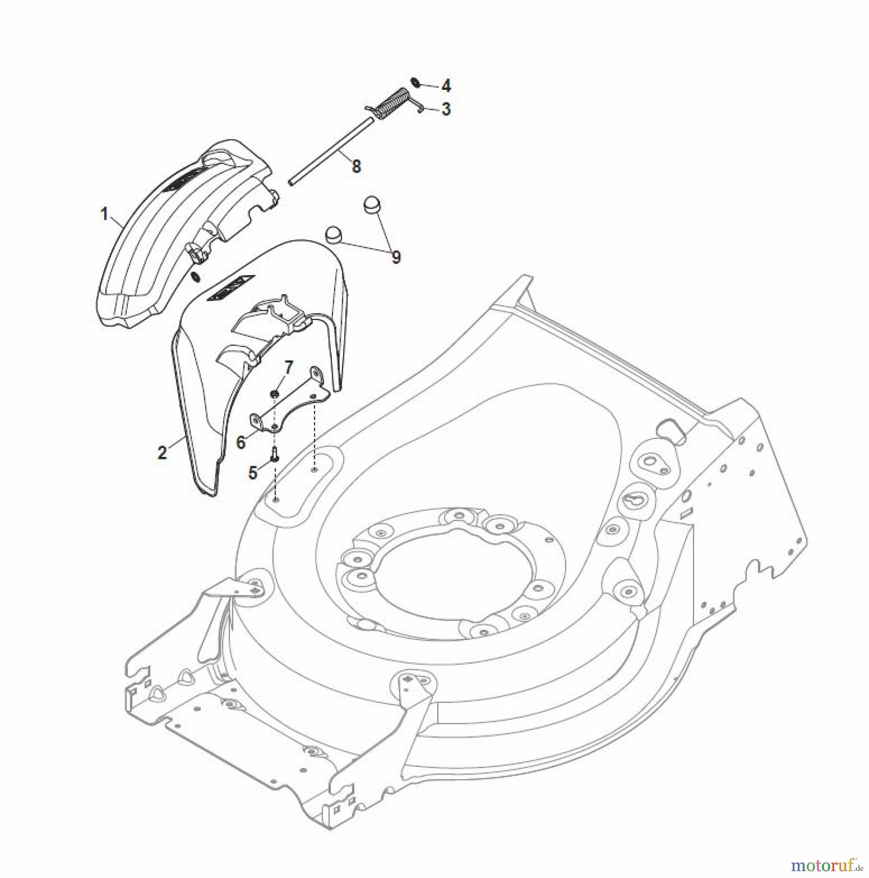 Global Garden Products GGP Rasenmäher Baujahr 2017 Benzin Mit Antrieb 2017 MP2 504 SVE-R (Roller) Ejection-Guard