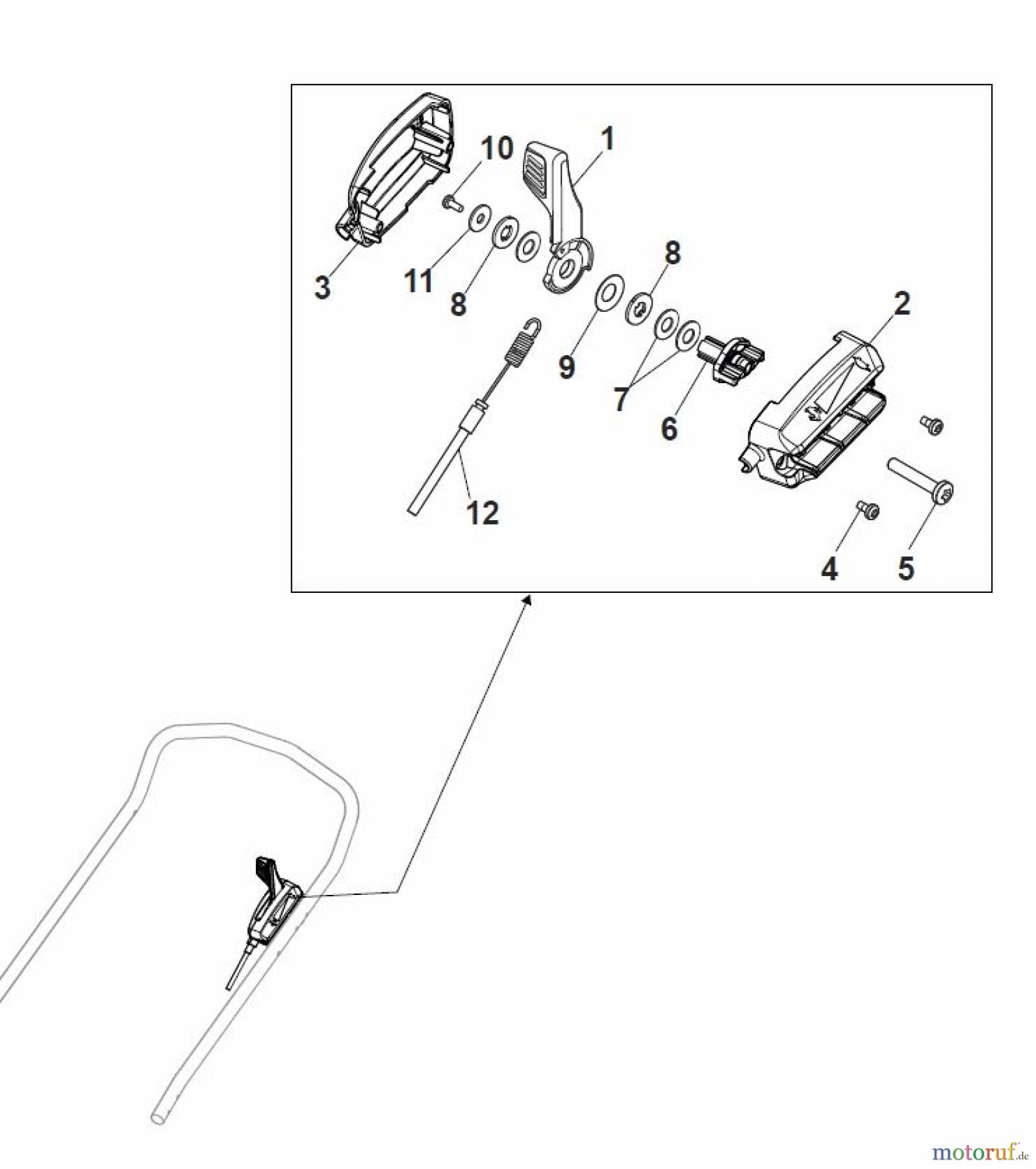 Global Garden Products GGP Rasenmäher Baujahr 2017 Benzin Mit Antrieb 2017 MP2 504 SVQ Speed Variator Command