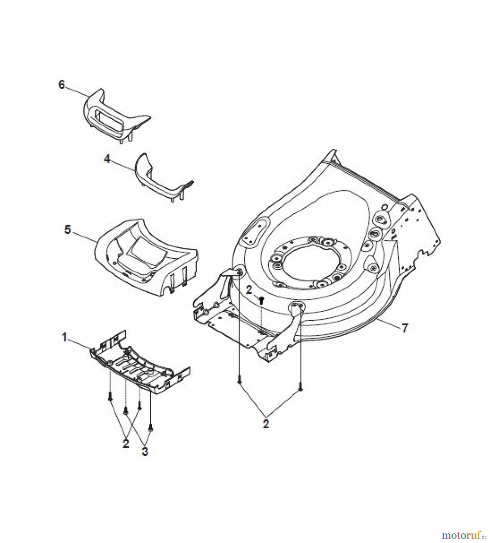  Global Garden Products GGP Rasenmäher Baujahr 2017 Benzin Mit Antrieb 2017 MP2 504 SV-R (Roller) Mask