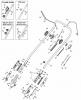 Global Garden Products GGP Baujahr 2017 Benzin Mit Antrieb 2017 MP2 554 SE Ersatzteile Chassis/Handle, Upper Part
