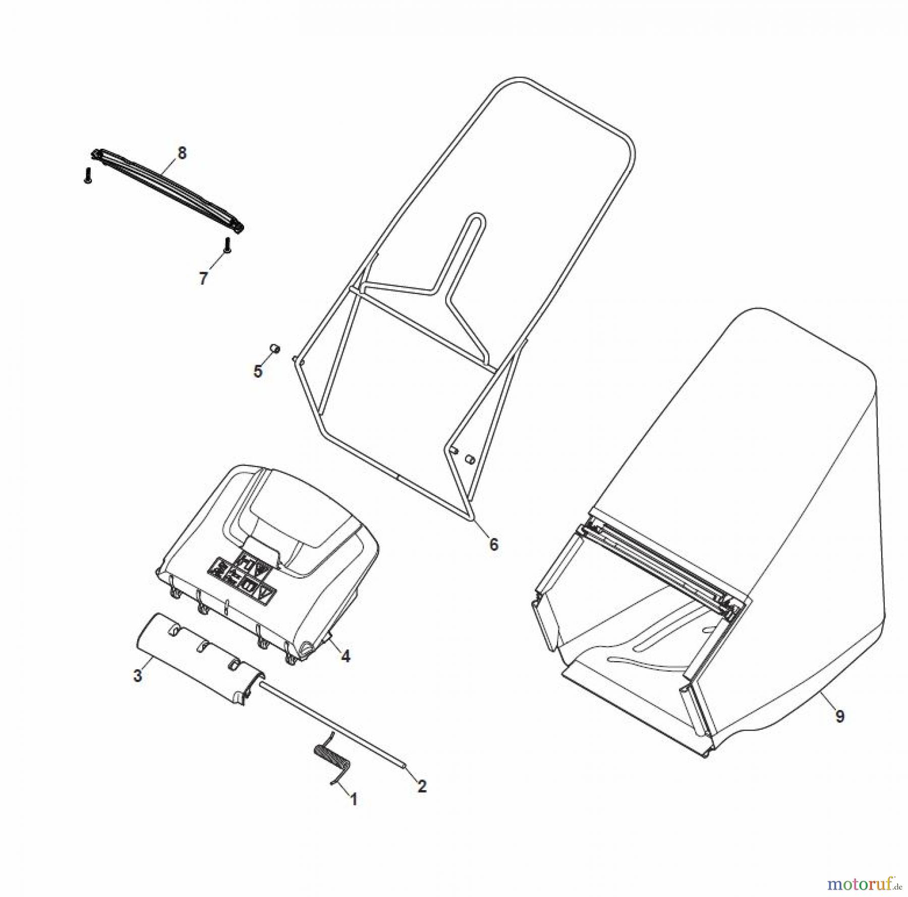 Global Garden Products GGP Rasenmäher Baujahr 2017 Benzin Mit Antrieb 2017 MP2 554 SE-R (Roller) Grass-Catcher