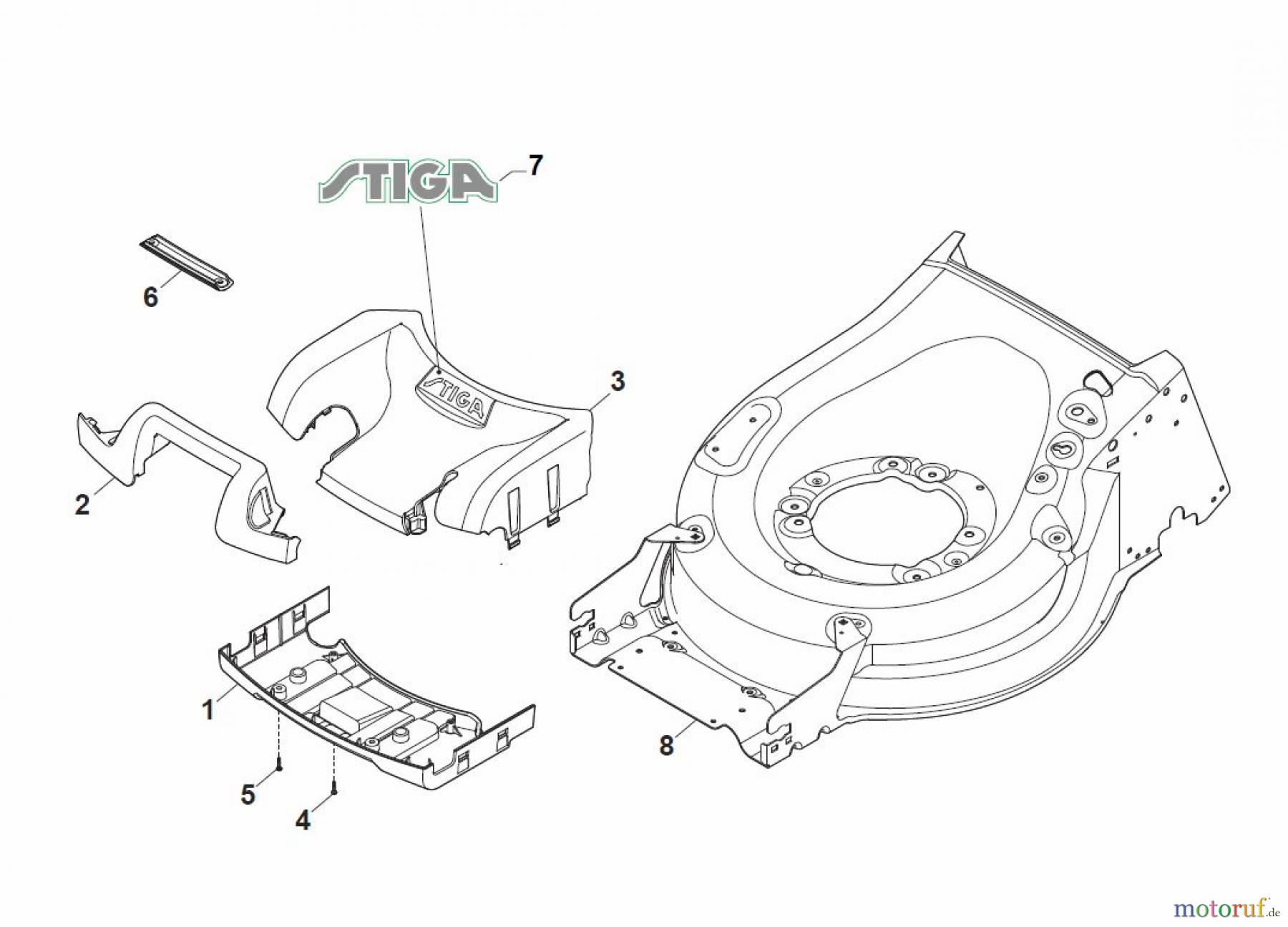 Global Garden Products GGP Rasenmäher Baujahr 2017 Benzin Mit Antrieb 2017 MP2 554 SQE Mask