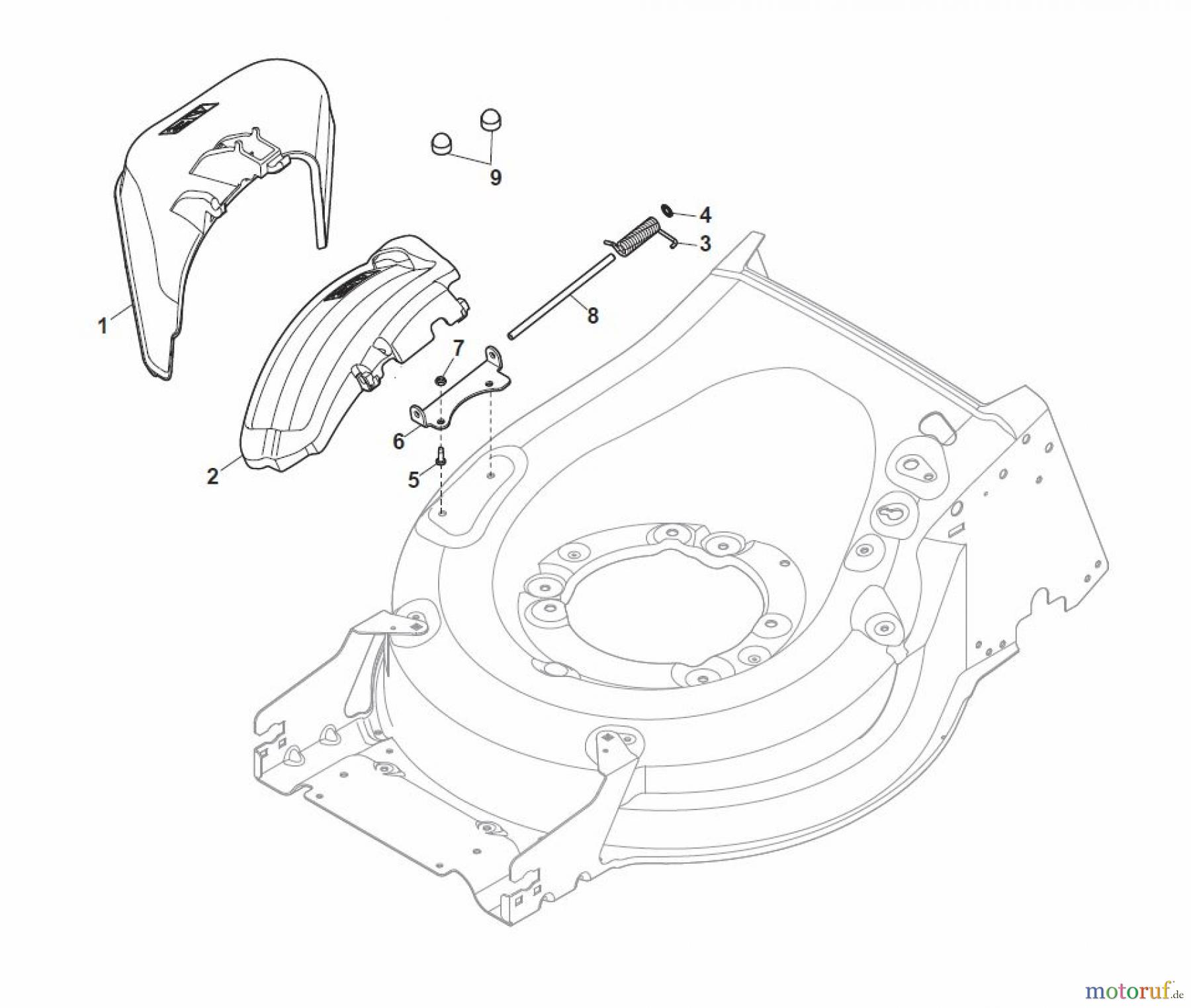 Global Garden Products GGP Rasenmäher Baujahr 2017 Benzin Mit Antrieb 2017 MP2 554 SQE Ejection-Guard