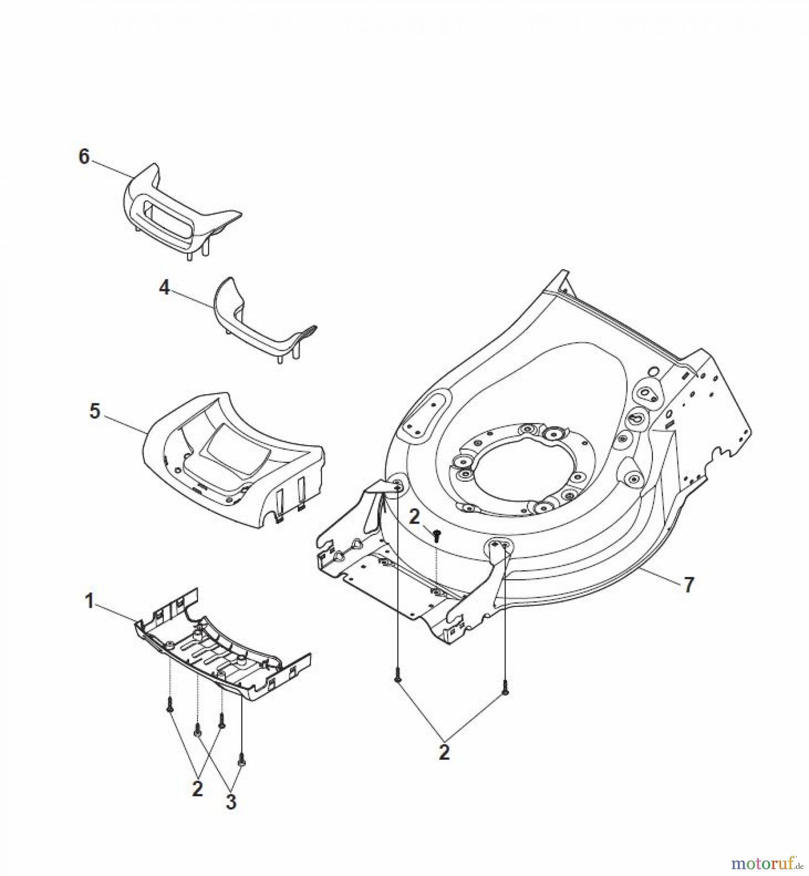 Global Garden Products GGP Rasenmäher Baujahr 2017 Benzin Mit Antrieb 2017 MP2 554 SVE-R (Roller) Mask