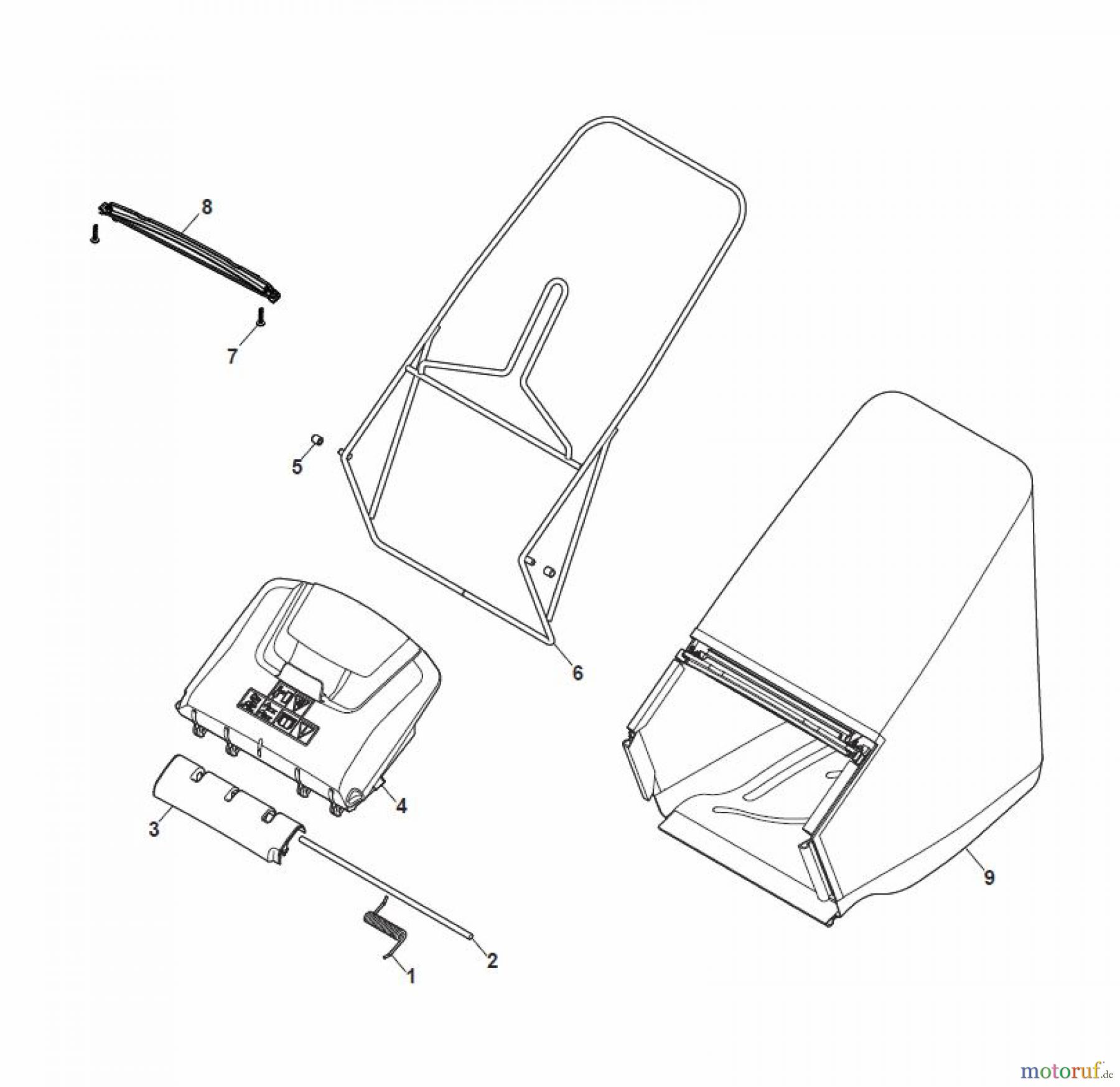 Global Garden Products GGP Rasenmäher Baujahr 2017 Benzin Mit Antrieb 2017 MP2 554 SVE-R (Roller) Grass-Catcher