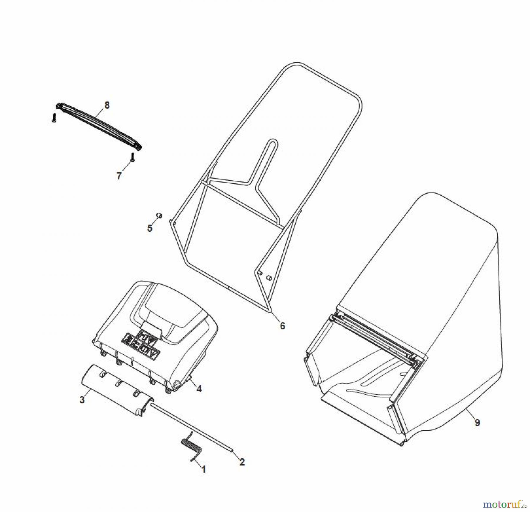  Global Garden Products GGP Rasenmäher Baujahr 2017 Benzin Mit Antrieb 2017 MP2 554 SVE-R (Roller) Grass-Catcher 80Lt