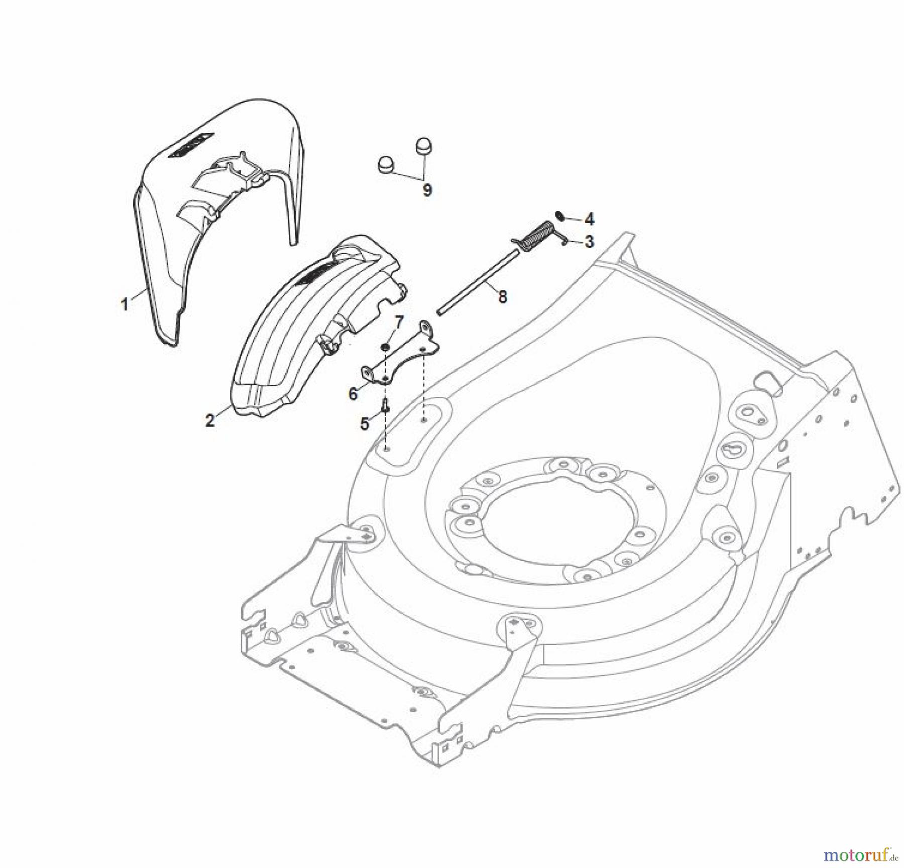 Global Garden Products GGP Rasenmäher Baujahr 2017 Benzin Mit Antrieb 2017 MP2 554 SVQ Ejection-Guard