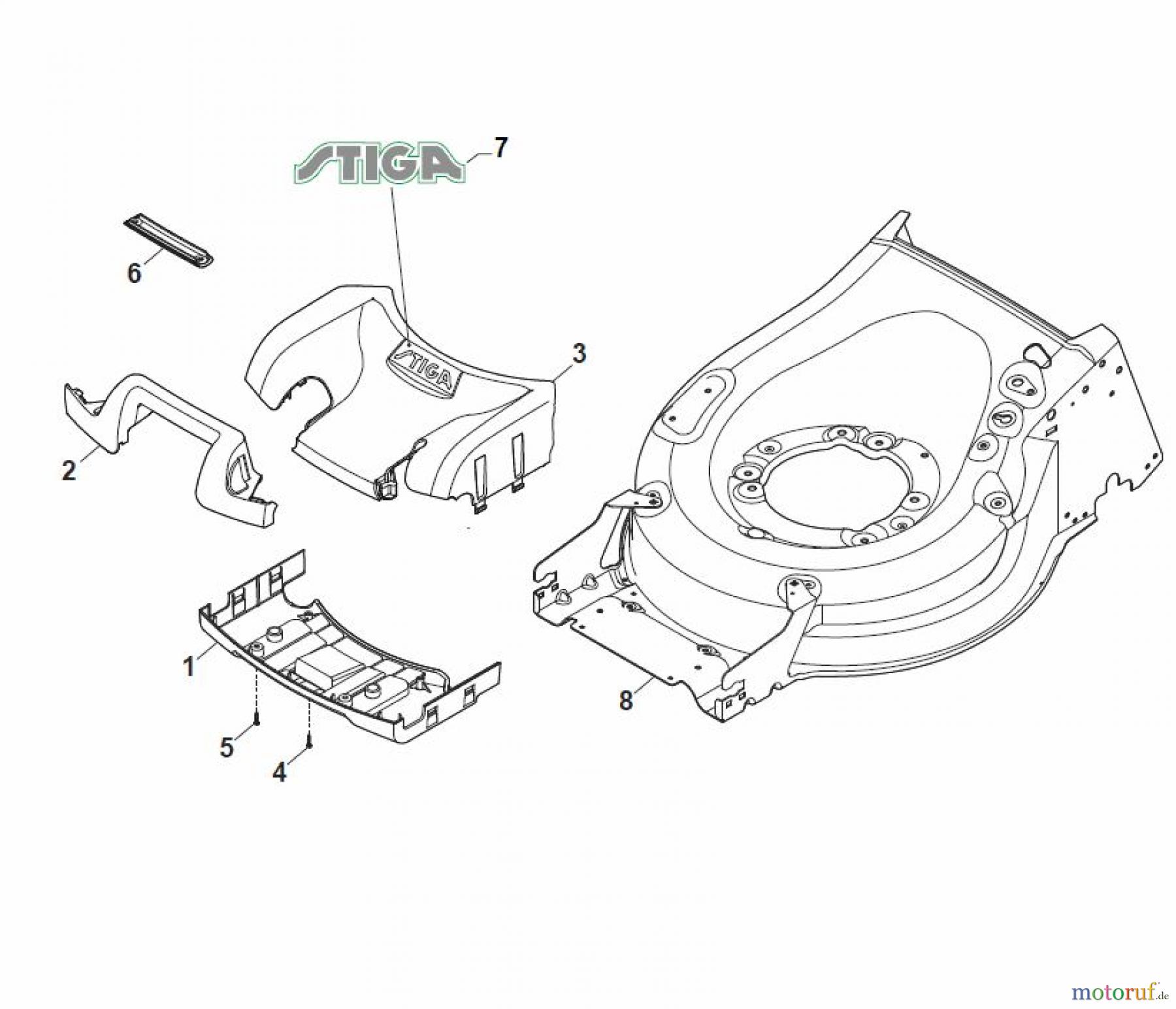 Global Garden Products GGP Rasenmäher Baujahr 2017 Benzin Mit Antrieb 2017 MP2 554 SVQE Mask