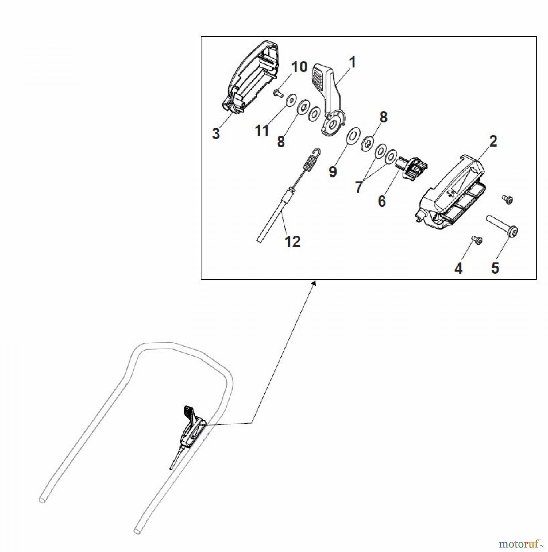 Global Garden Products GGP Rasenmäher Baujahr 2017 Benzin Mit Antrieb 2017 MP2 554 SVQE Speed Variator Command