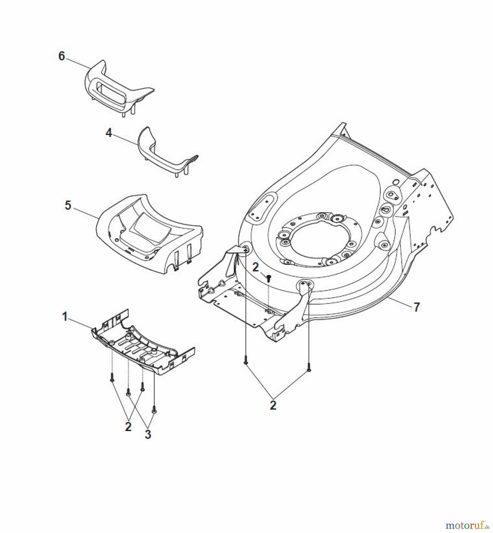 Global Garden Products GGP Rasenmäher Baujahr 2017 Benzin Mit Antrieb 2017 MP2 554 SV-R (Roller) Mask