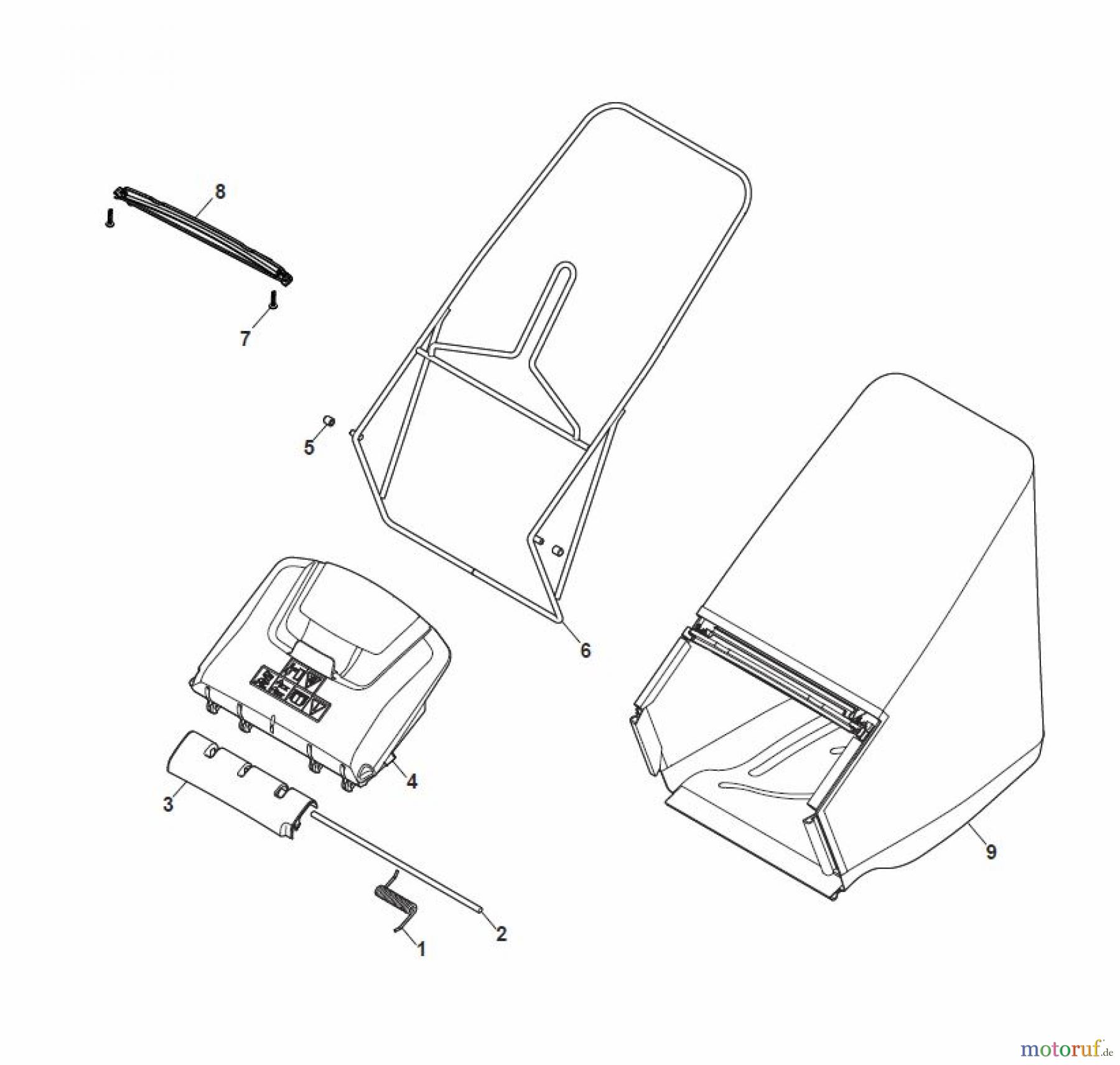  Global Garden Products GGP Rasenmäher Baujahr 2017 Benzin Mit Antrieb 2017 MP2 554 SV-R (Roller) Grass-Catcher 80Lt