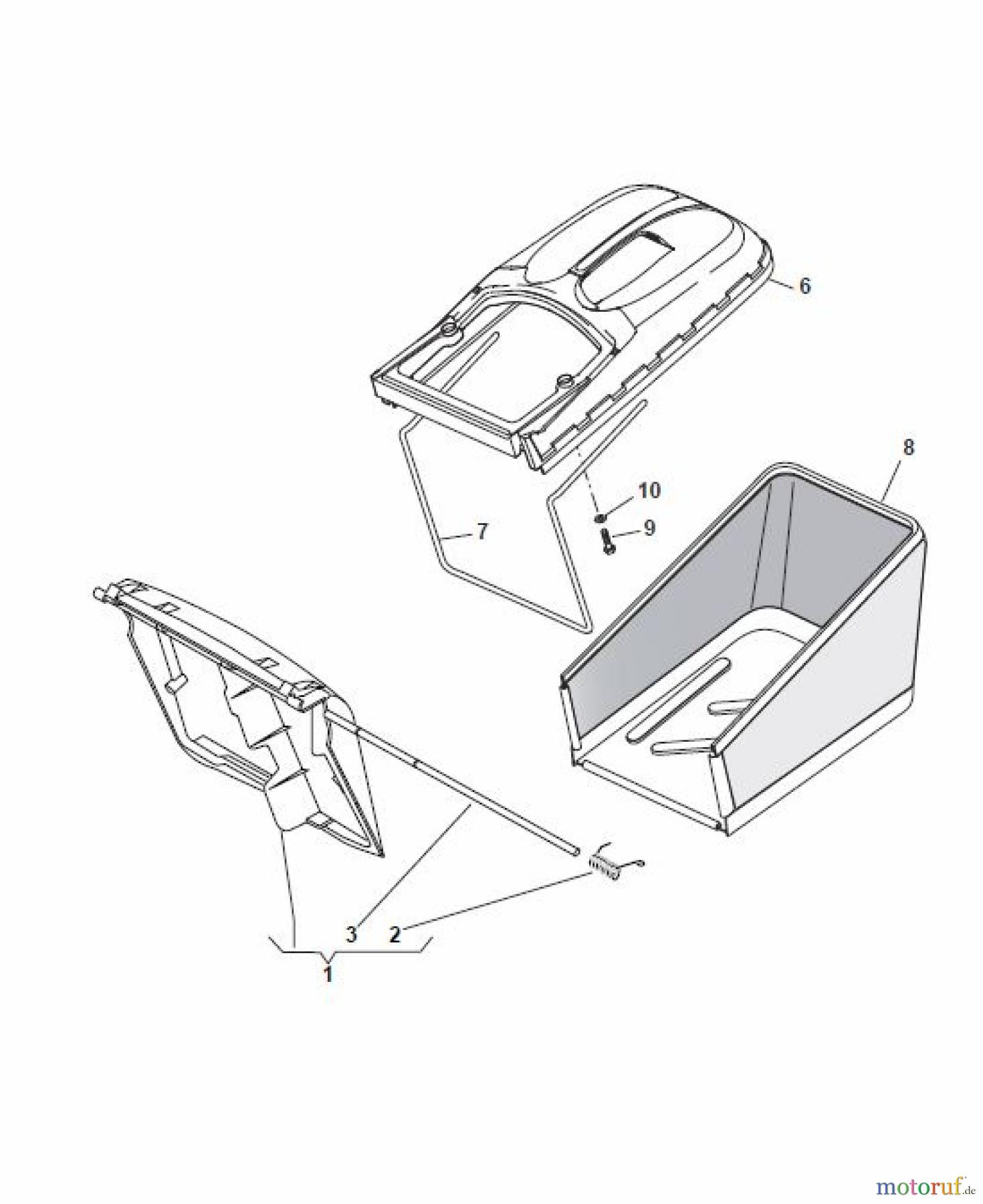 Global Garden Products GGP Rasenmäher Baujahr 2017 Benzin Mit Antrieb 2017 NP 534 TR Grass-Catcher