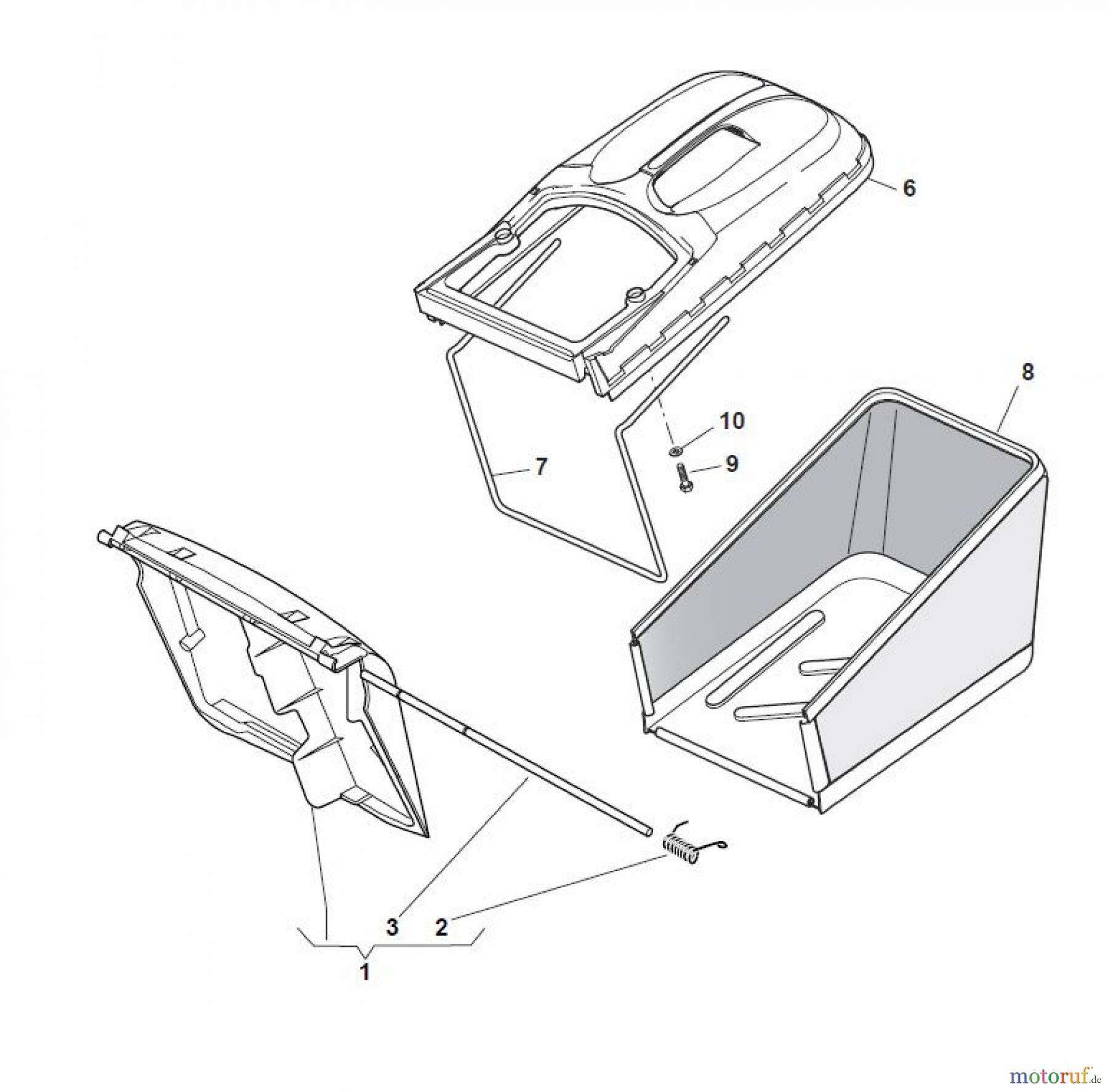 Global Garden Products GGP Rasenmäher Baujahr 2017 Benzin Mit Antrieb 2017 NP 534 TR/E Grass-Catcher