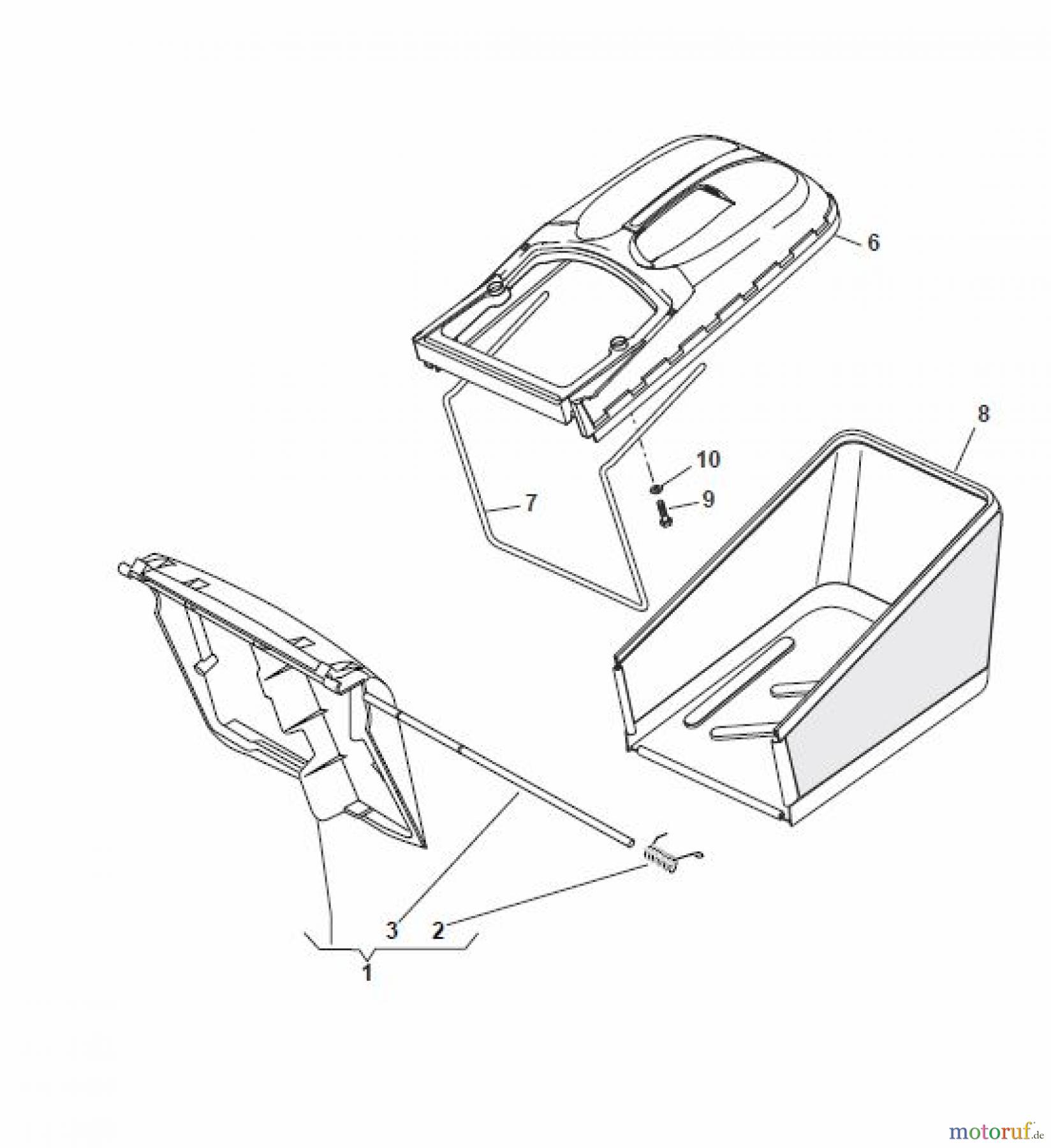 Global Garden Products GGP Rasenmäher Baujahr 2017 Benzin Mit Antrieb 2017 NP 534 W TR 3S Grass-Catcher