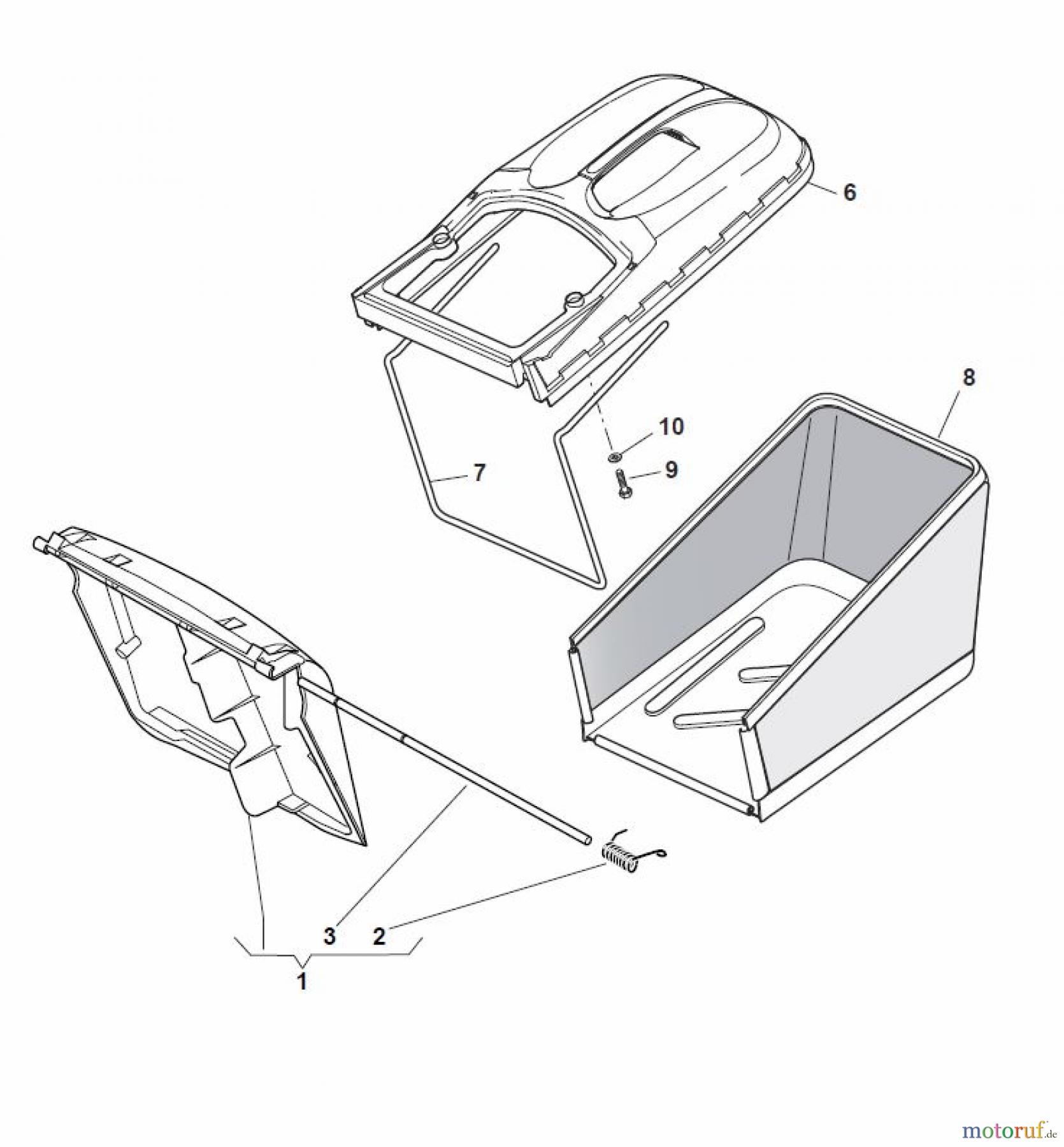  Global Garden Products GGP Rasenmäher Baujahr 2017 Benzin Mit Antrieb 2017 NP 534 W TR Grass-Catcher