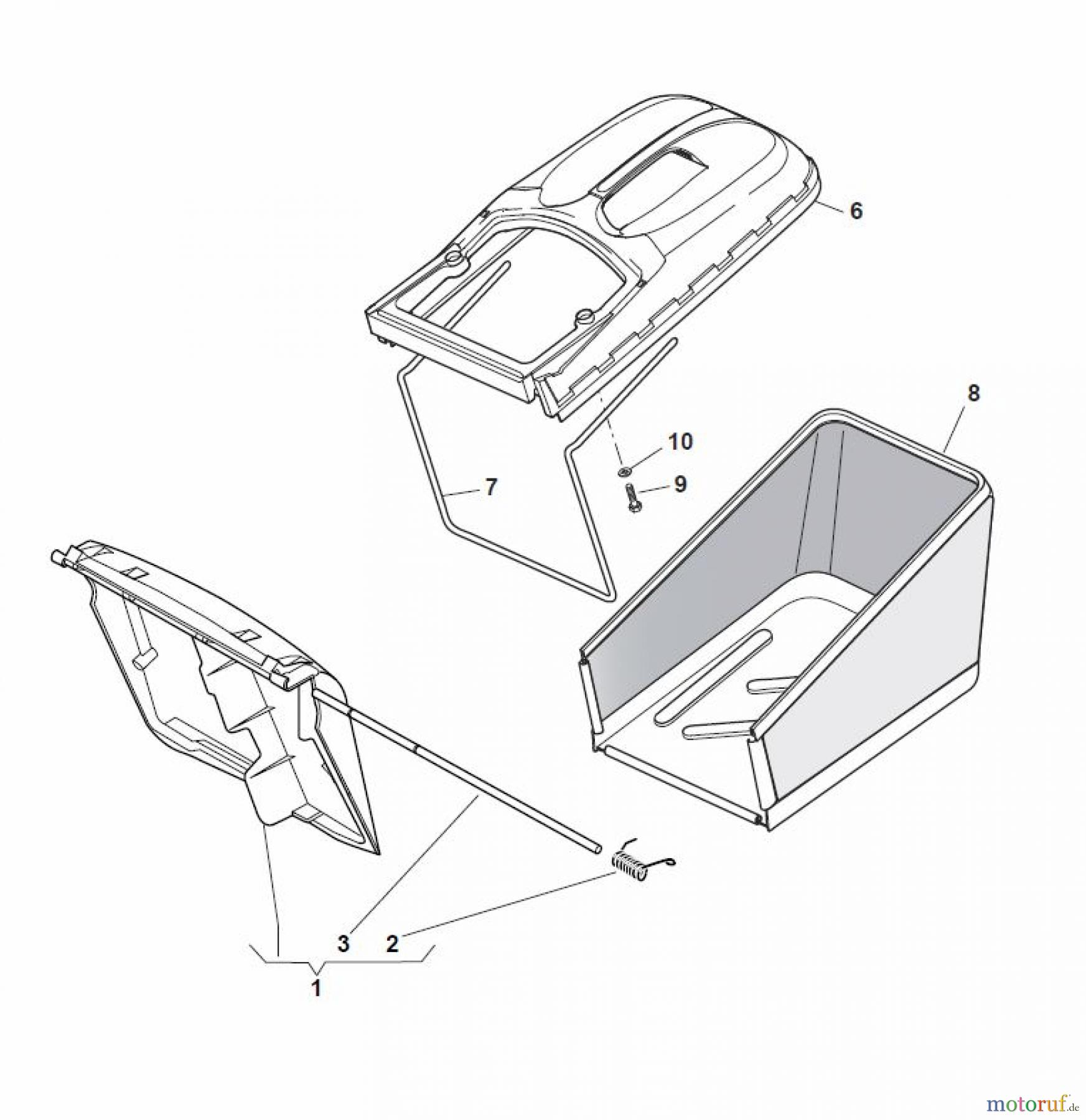 Global Garden Products GGP Rasenmäher Baujahr 2017 Benzin Mit Antrieb 2017 NP 534 W TR/E 3S Grass-Catcher