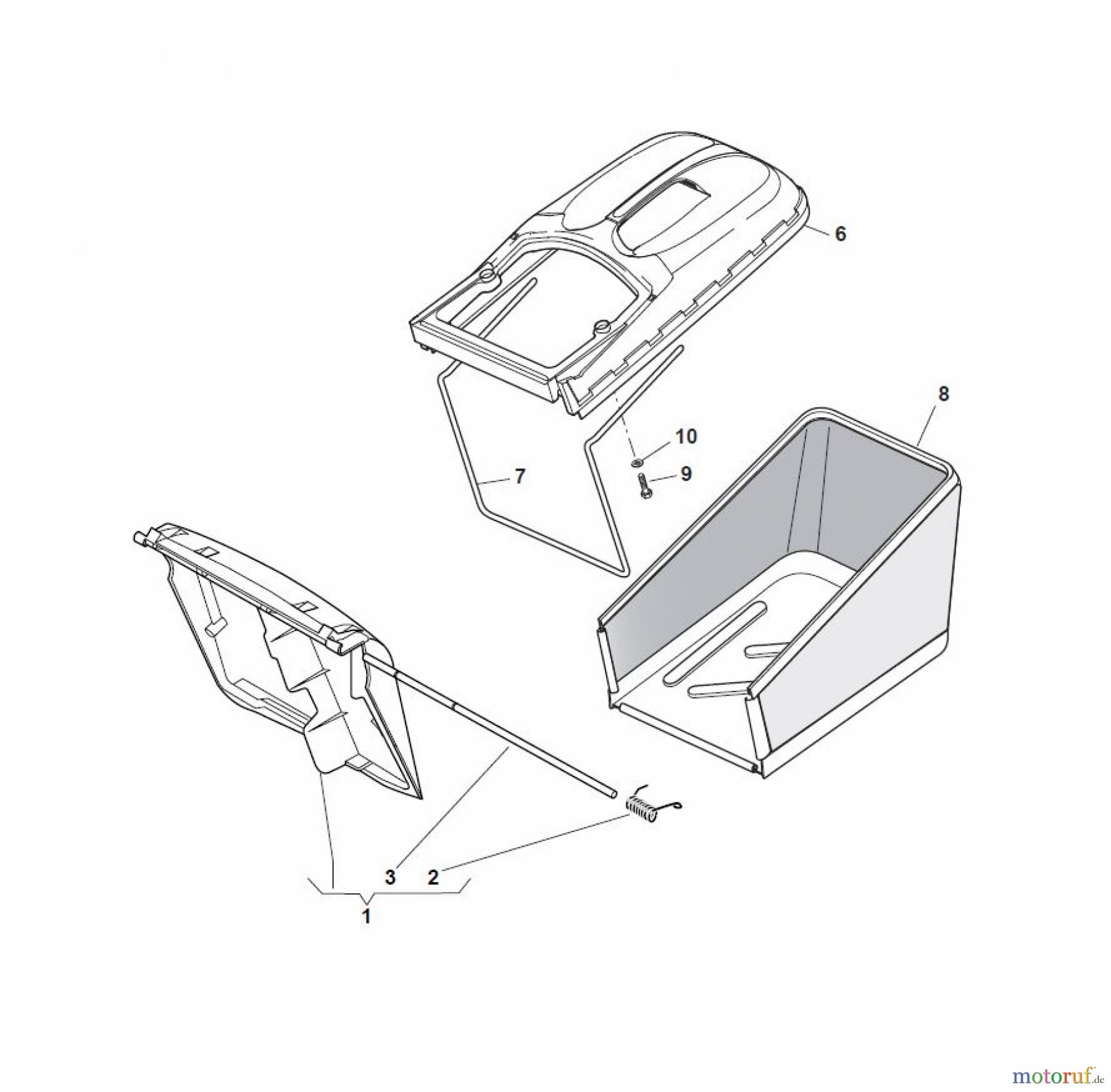 Global Garden Products GGP Rasenmäher Baujahr 2017 Benzin Mit Antrieb 2017 NP 534 W TR/E Grass-Catcher