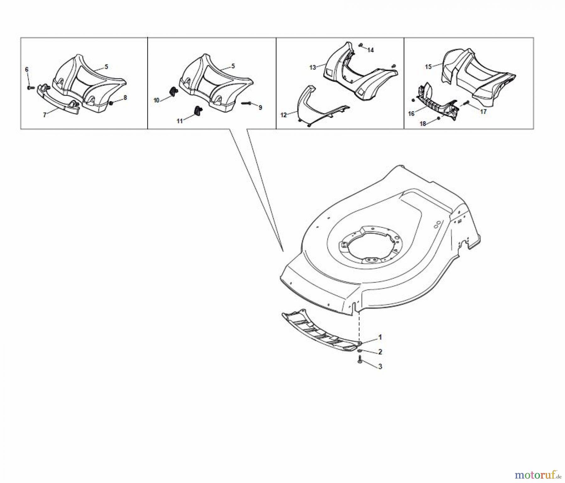  Global Garden Products GGP Rasenmäher Baujahr 2017 Benzin Mit Antrieb 2017 NT 484 TR/E - 484 TRQ/E Mask