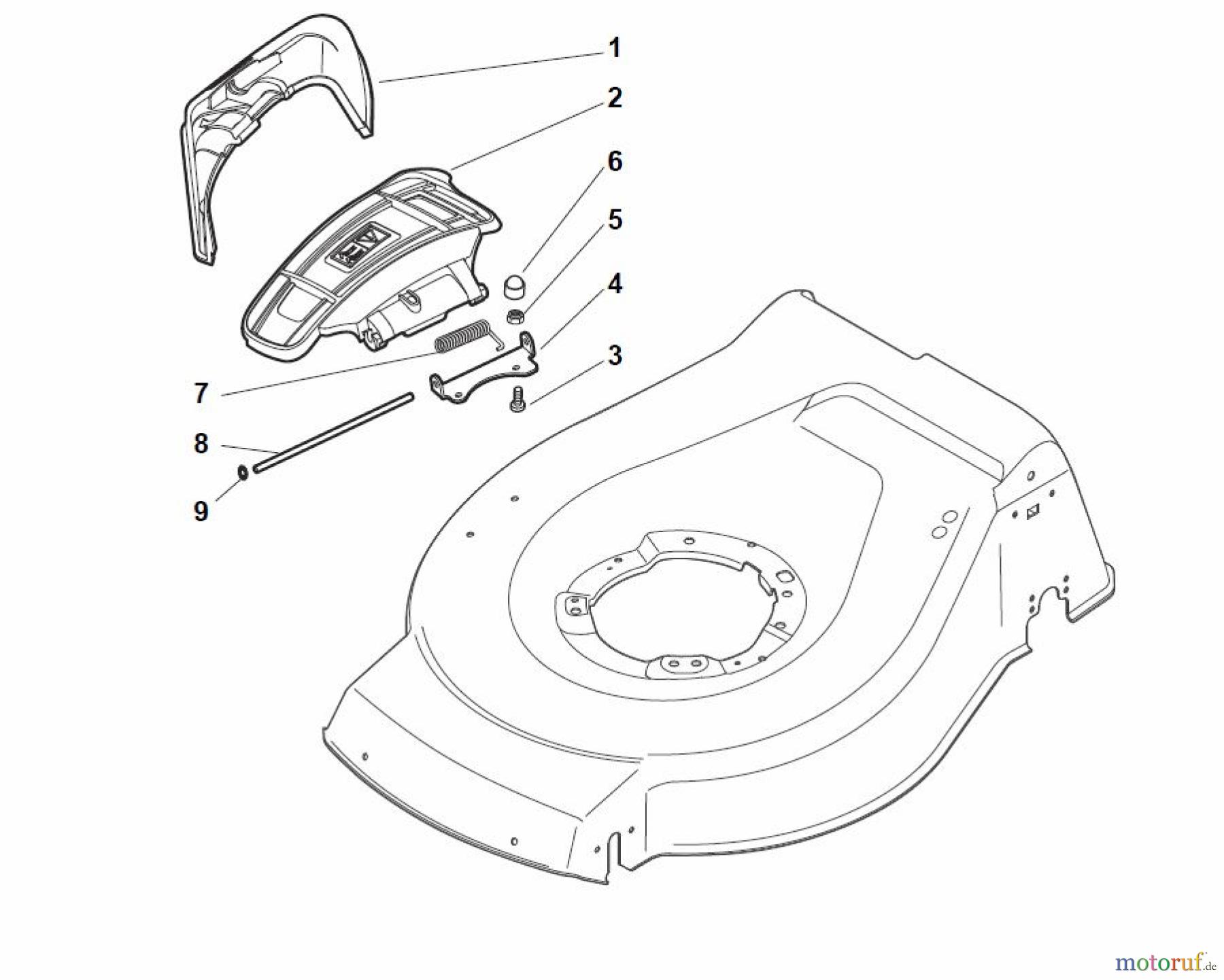 Global Garden Products GGP Rasenmäher Baujahr 2017 Benzin Mit Antrieb 2017 NT 484 TR/E - 484 TRQ/E Ejection-Guard