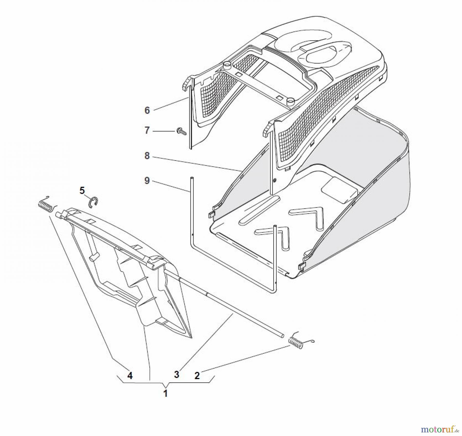 Global Garden Products GGP Rasenmäher Baujahr 2017 Benzin Mit Antrieb 2017 NT 484 TR/E - 484 TRQ/E Grass-Catcher