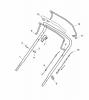 Global Garden Products GGP Baujahr 2017 Benzin Mit Antrieb 2017 NT 484 TR/E 4S - TRQ/E 4S Ersatzteile Handle, Upper Part - LUX