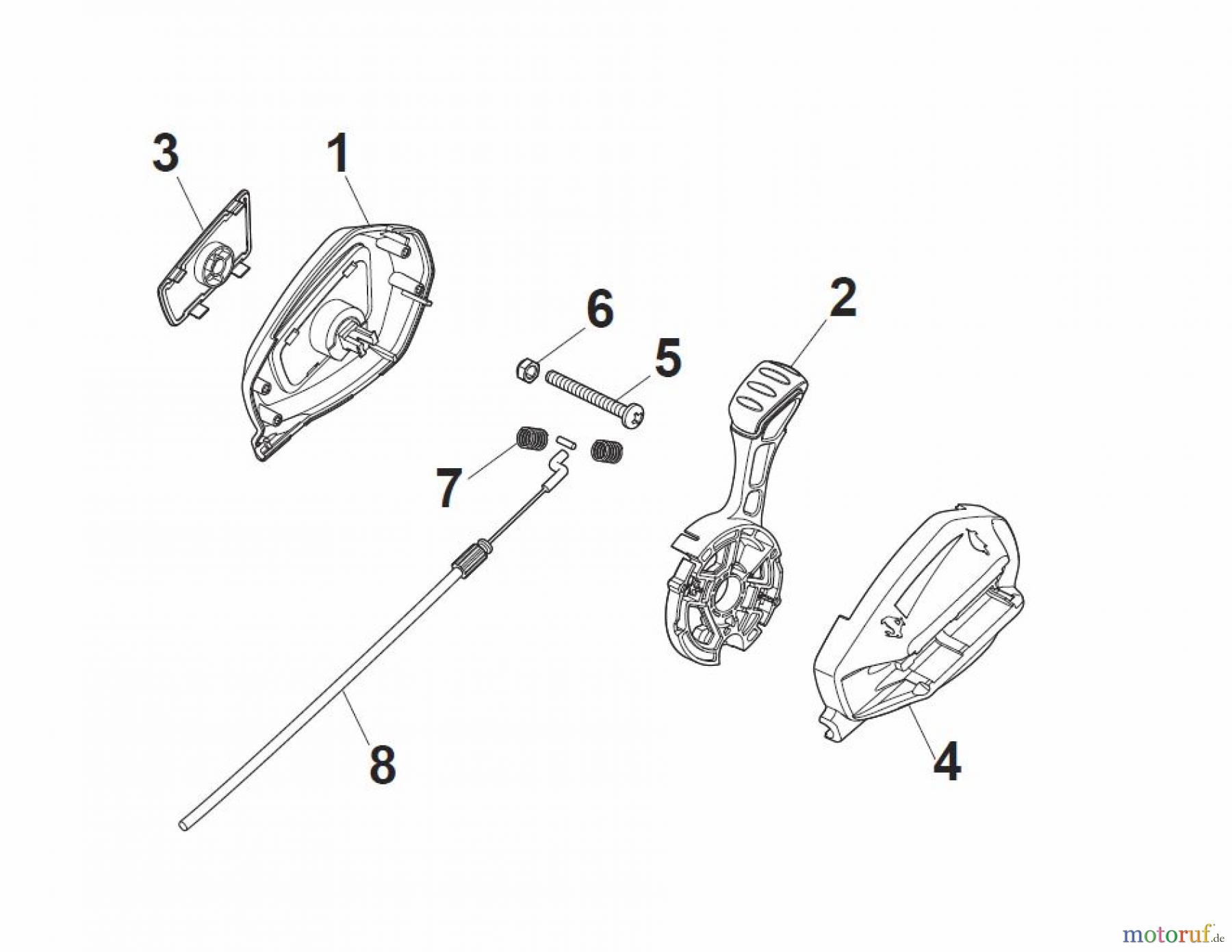  Global Garden Products GGP Rasenmäher Baujahr 2017 Benzin Mit Antrieb 2017 NT 484 TR/E 4S - TRQ/E 4S Controls