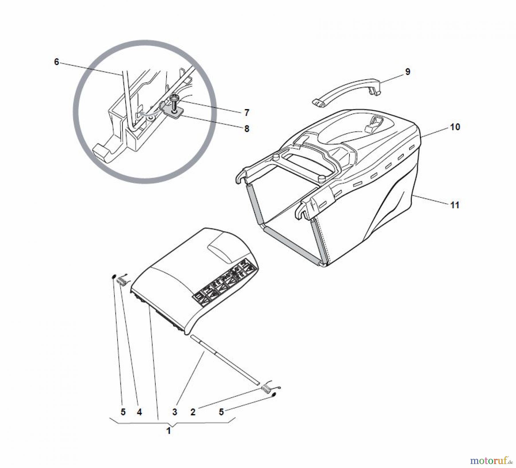  Global Garden Products GGP Rasenmäher Baujahr 2017 Benzin Mit Antrieb 2017 NT 484 TR/E 4S - TRQ/E 4S DELTA Grass-Catcher