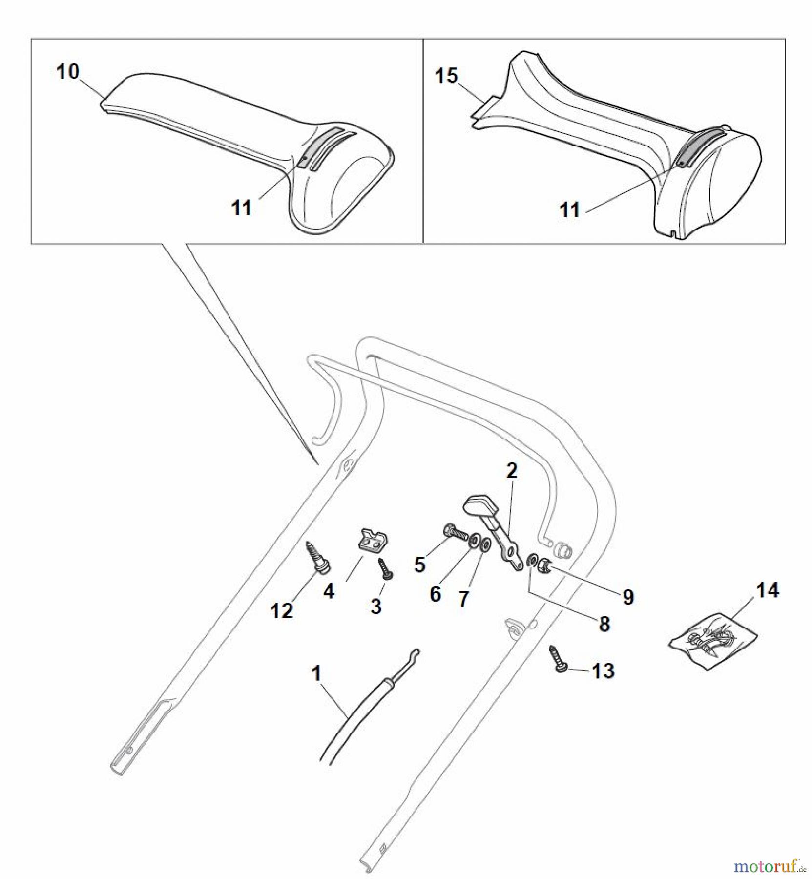 Global Garden Products GGP Rasenmäher Baujahr 2017 Benzin Mit Antrieb 2017 NT 484 W TR - 484 W TRQ Dashboards