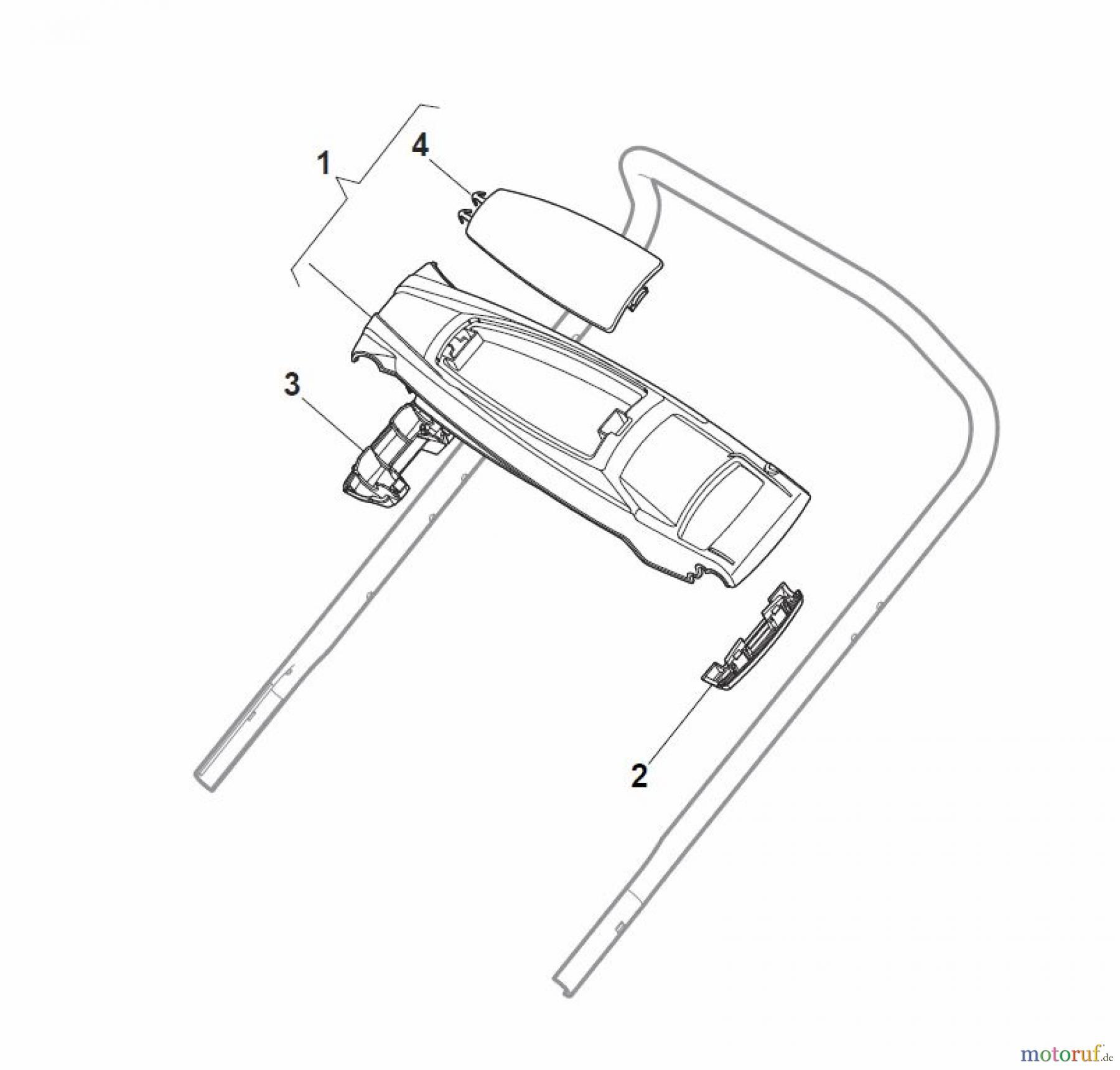 Global Garden Products GGP Rasenmäher Baujahr 2017 Benzin Mit Antrieb 2017 NT 484 W TR - 484 W TRQ DELTA D ashboard