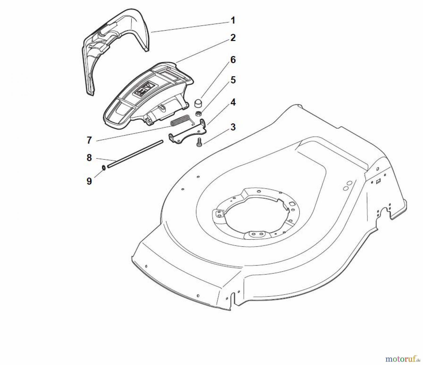 Global Garden Products GGP Rasenmäher Baujahr 2017 Benzin Mit Antrieb 2017 NT 484 W TR - 484 W TRQ Ejection-Guard