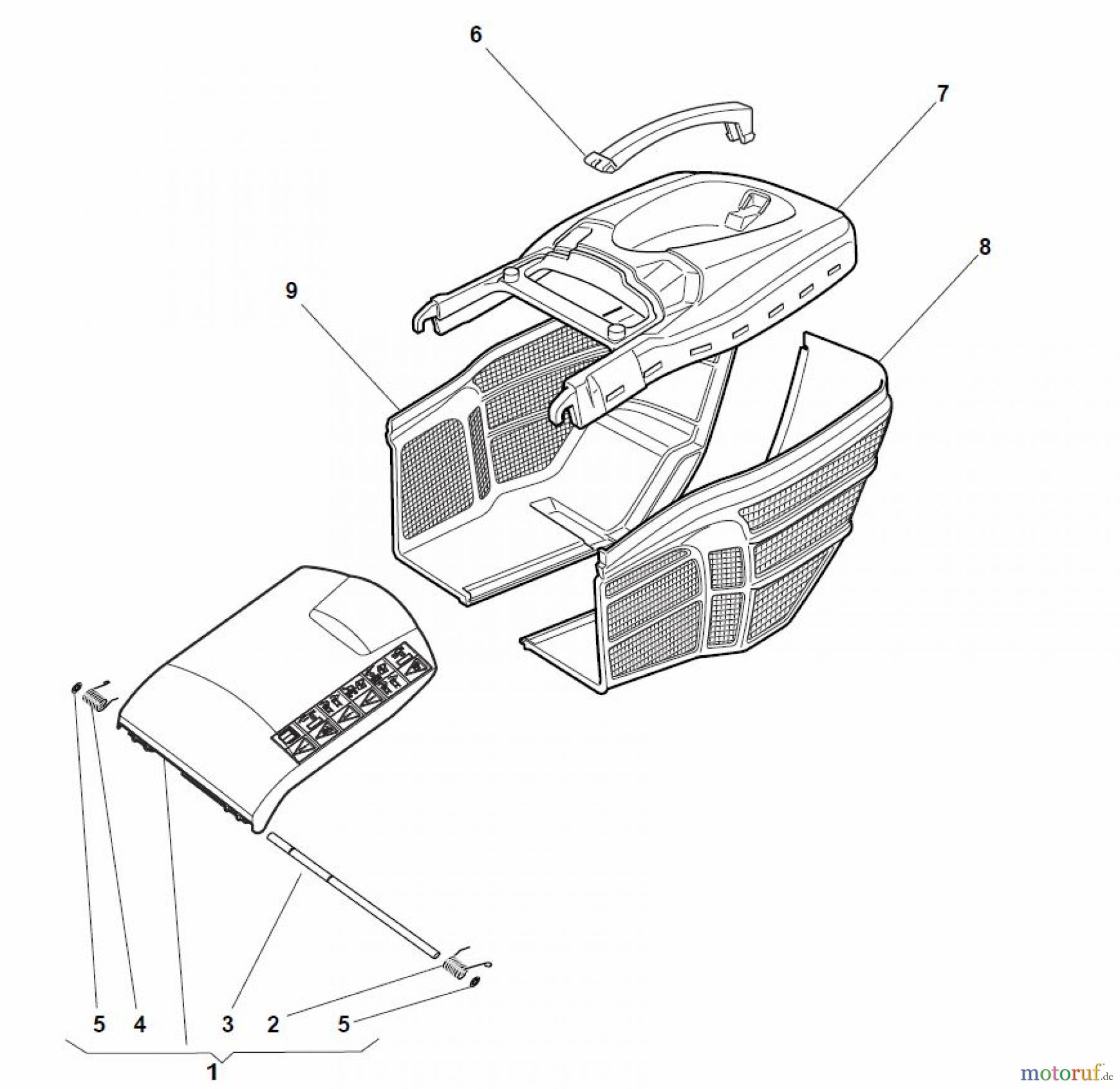 Global Garden Products GGP Rasenmäher Baujahr 2017 Benzin Mit Antrieb 2017 NT 484 W TR - 484 W TRQ DELTA Grass-Catcher