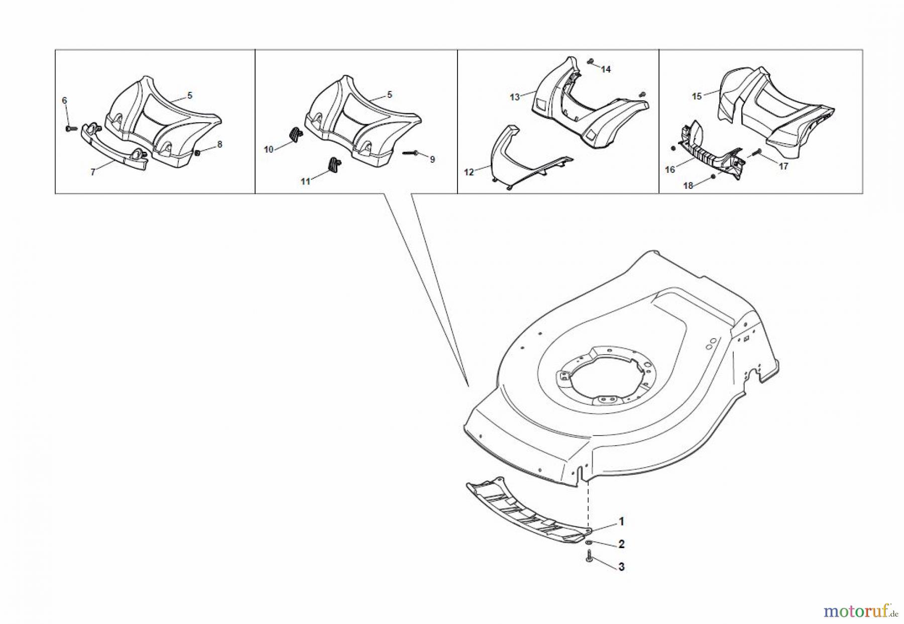  Global Garden Products GGP Rasenmäher Baujahr 2017 Benzin Mit Antrieb 2017 NT 484 W TR 4S - W TRQ 4S Mask