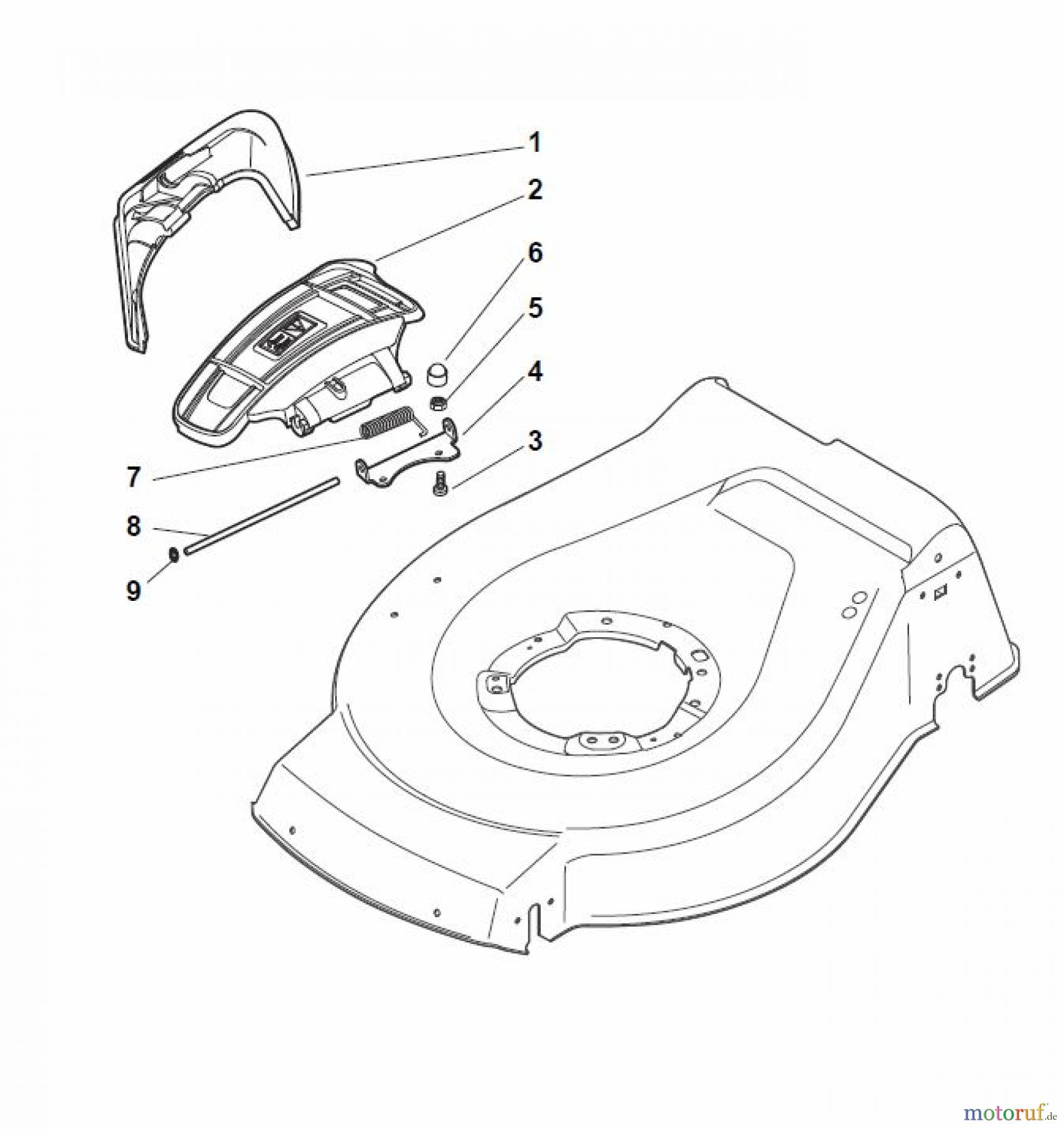  Global Garden Products GGP Rasenmäher Baujahr 2017 Benzin Mit Antrieb 2017 NT 484 W TR 4S - W TRQ 4S Ejection-Guard