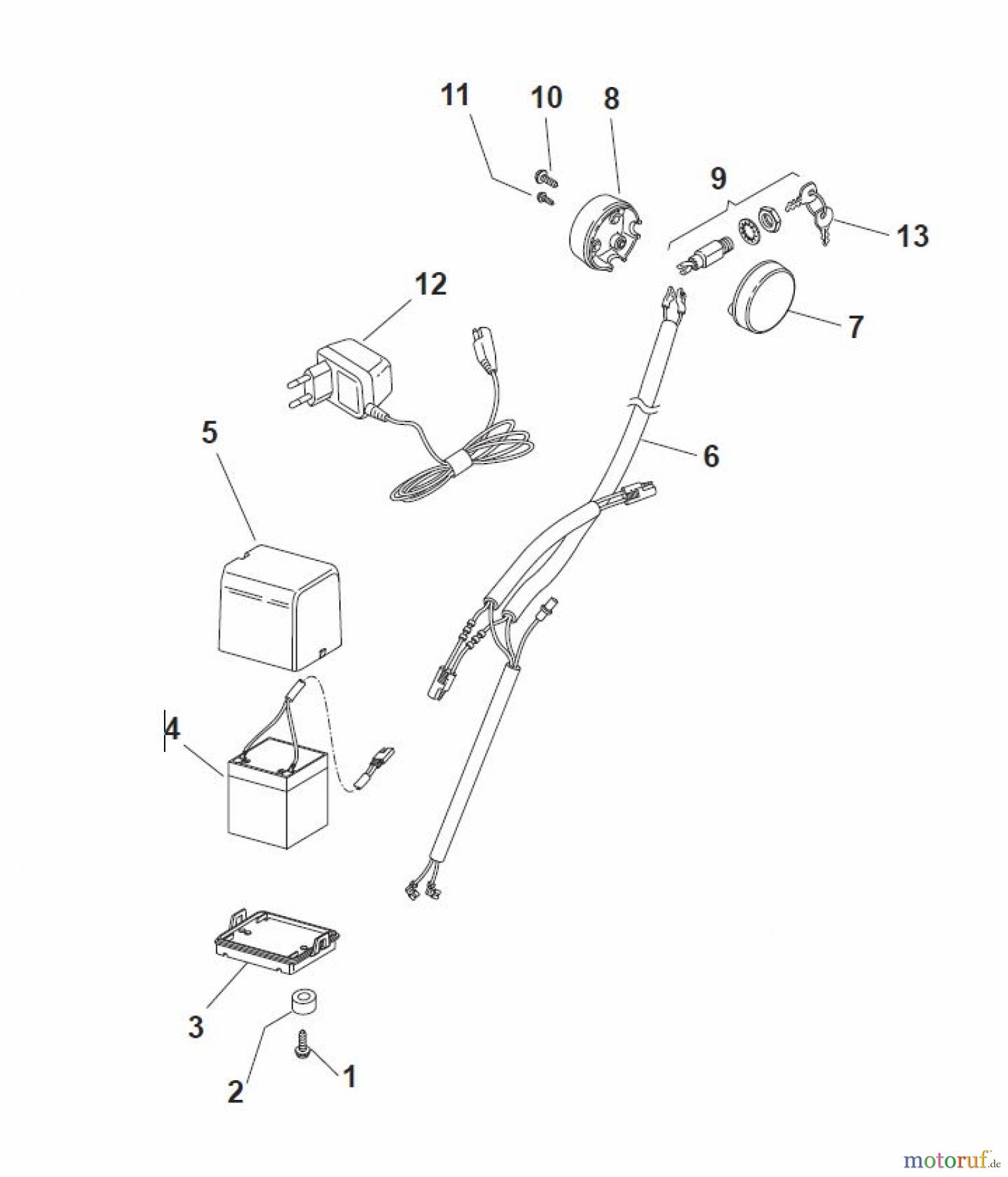 Global Garden Products GGP Rasenmäher Baujahr 2017 Benzin Mit Antrieb 2017 NT 484 W TR/E - W TRQ/E Electric Start Controls