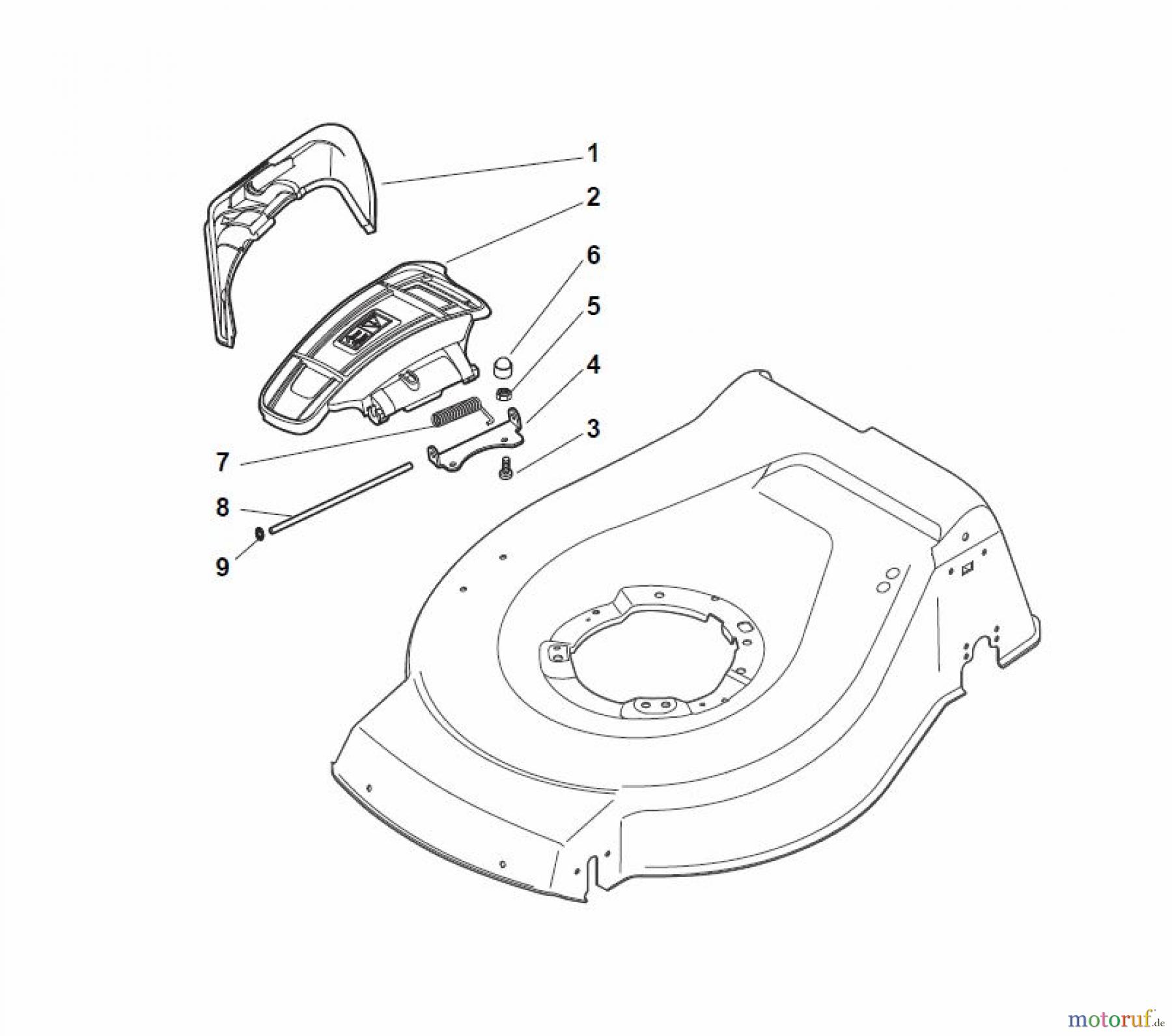 Global Garden Products GGP Rasenmäher Baujahr 2017 Benzin Mit Antrieb 2017 NT 484 W TR/E - W TRQ/E Ejection-Guard
