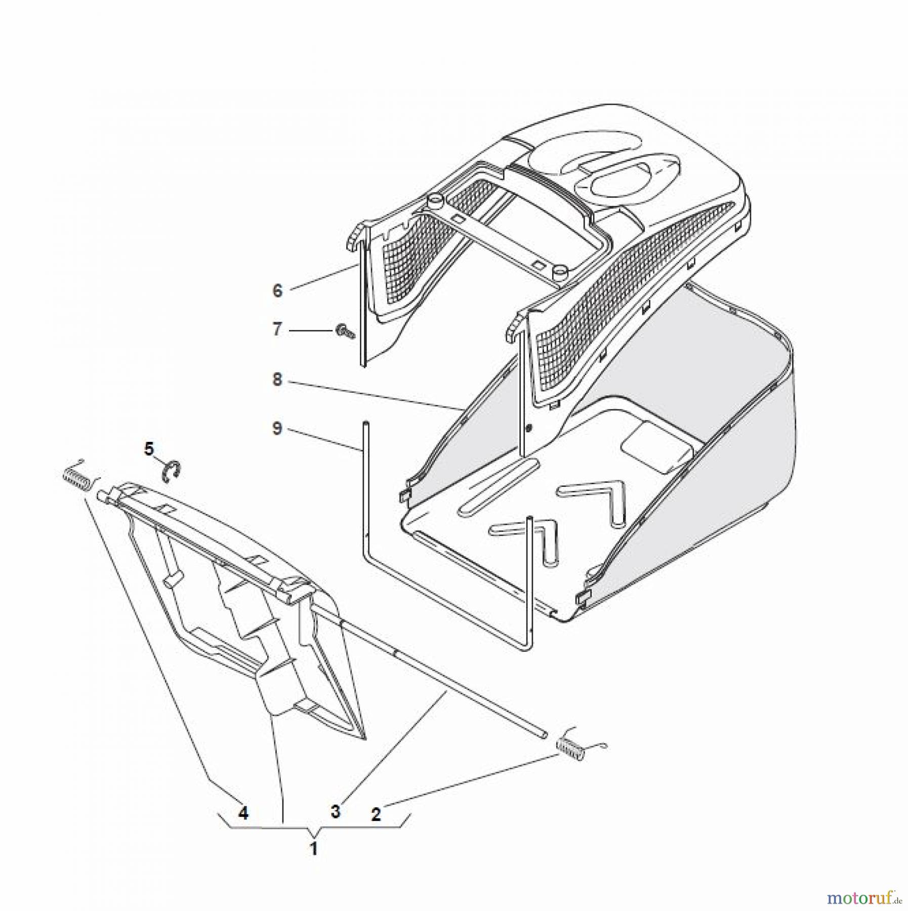 Global Garden Products GGP Rasenmäher Baujahr 2017 Benzin Mit Antrieb 2017 NT 484 W TR/E - W TRQ/E Grass-Catcher