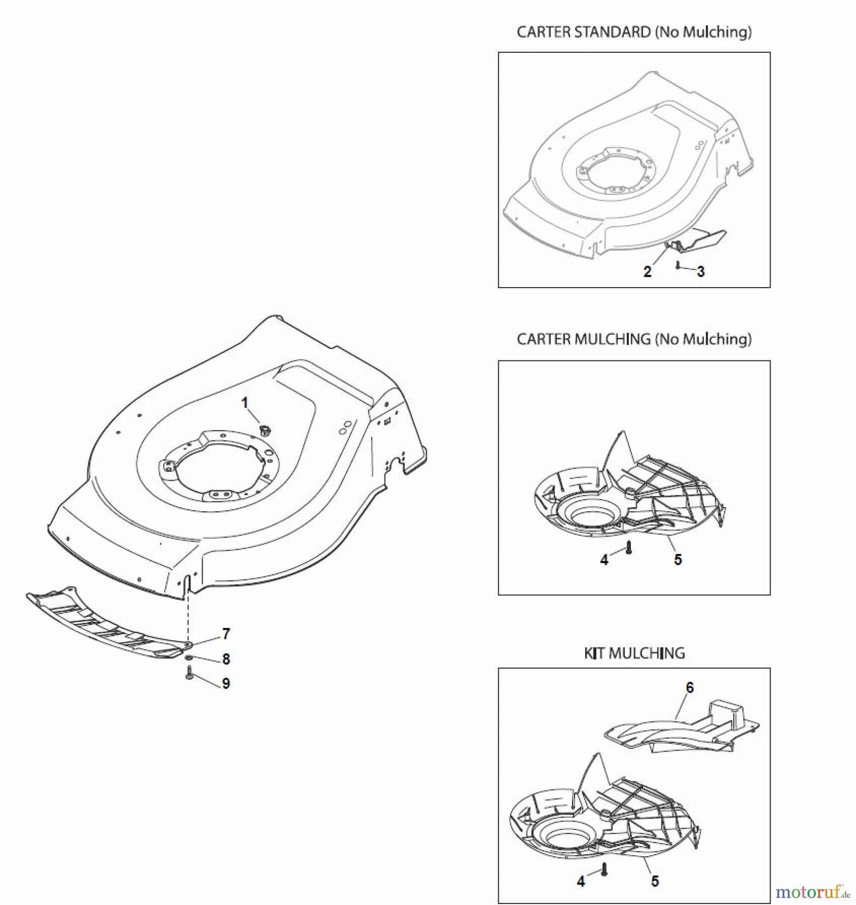Global Garden Products GGP Rasenmäher Baujahr 2017 Benzin Mit Antrieb 2017 NT 484 W TR/E 4S - W TRQ/E 4S Protection, Belt