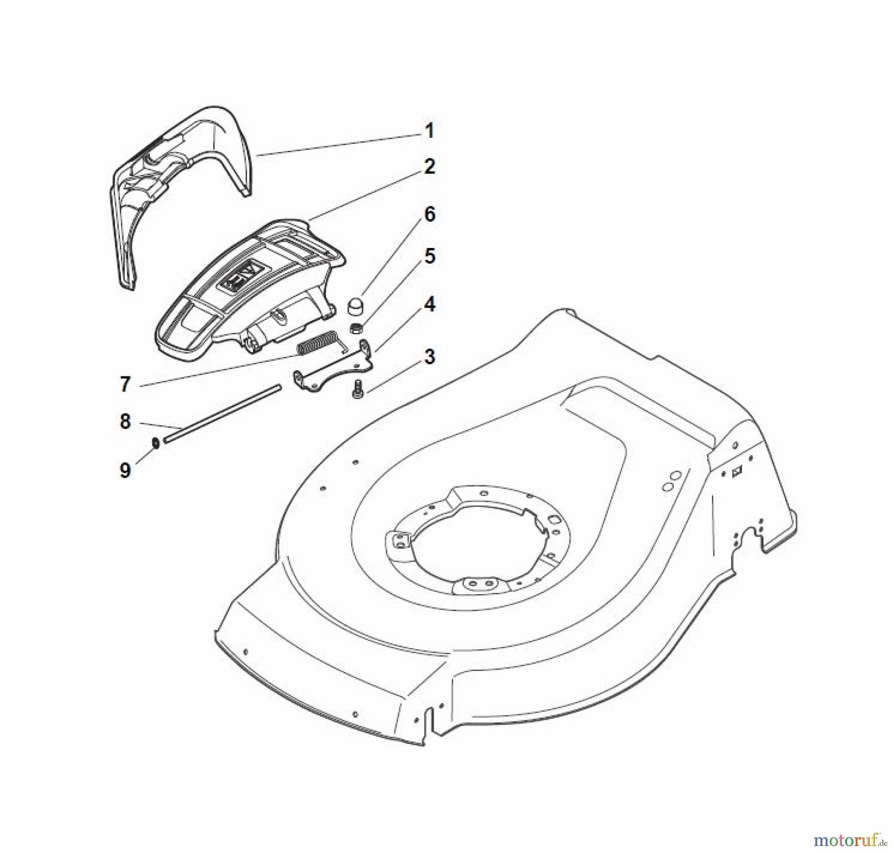  Global Garden Products GGP Rasenmäher Baujahr 2017 Benzin Mit Antrieb 2017 NT 484 W TR/E 4S - W TRQ/E 4S Ejection-Guard