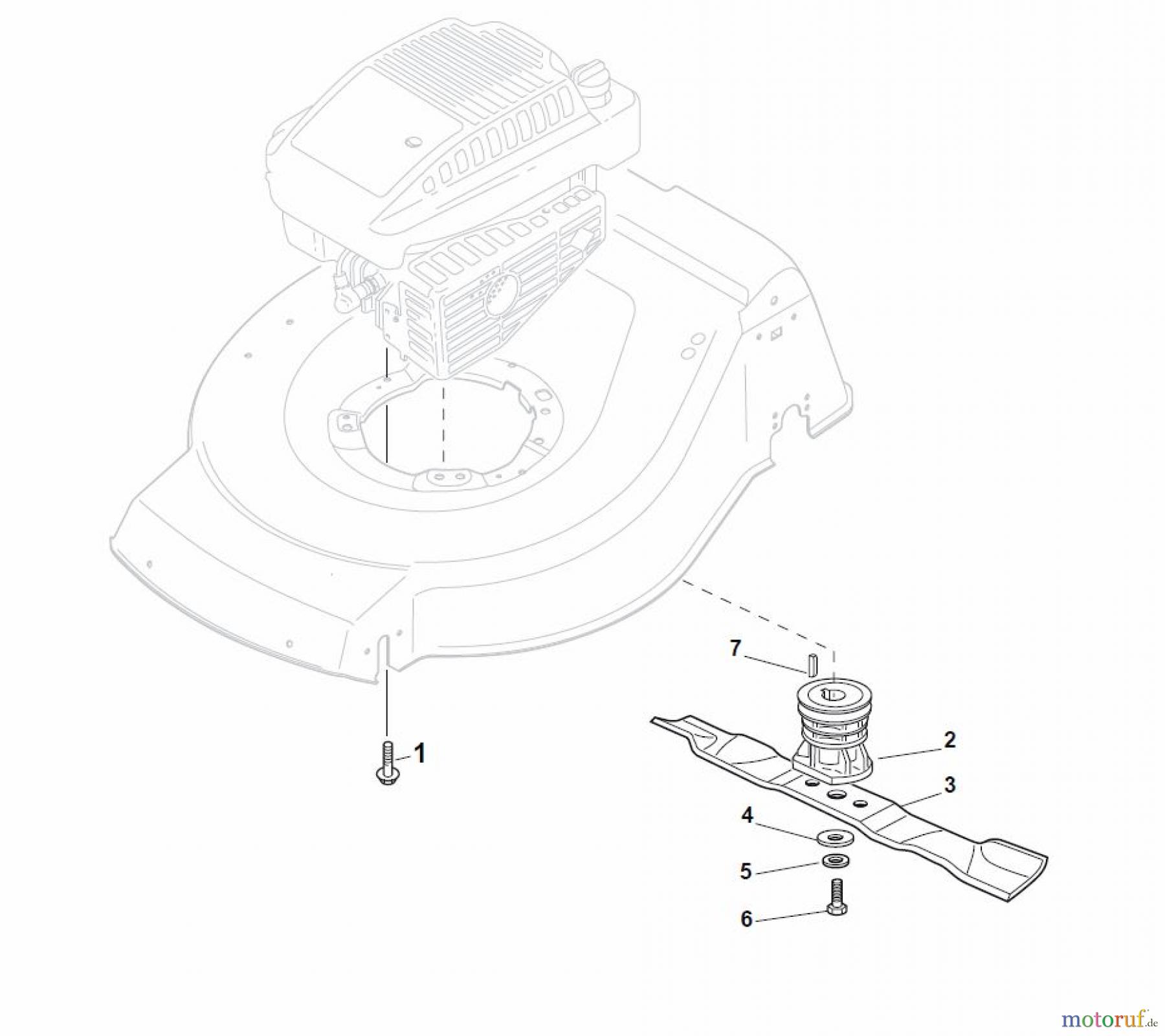 Global Garden Products GGP Rasenmäher Baujahr 2017 Benzin Mit Antrieb 2017 NT 484 W TR/E 4S - W TRQ/E 4S Blade