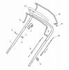 Global Garden Products GGP Baujahr 2017 Benzin Mit Antrieb 2017 NT 534 TR - 534 TRQ Ersatzteile Handle, Upper Part - LUX